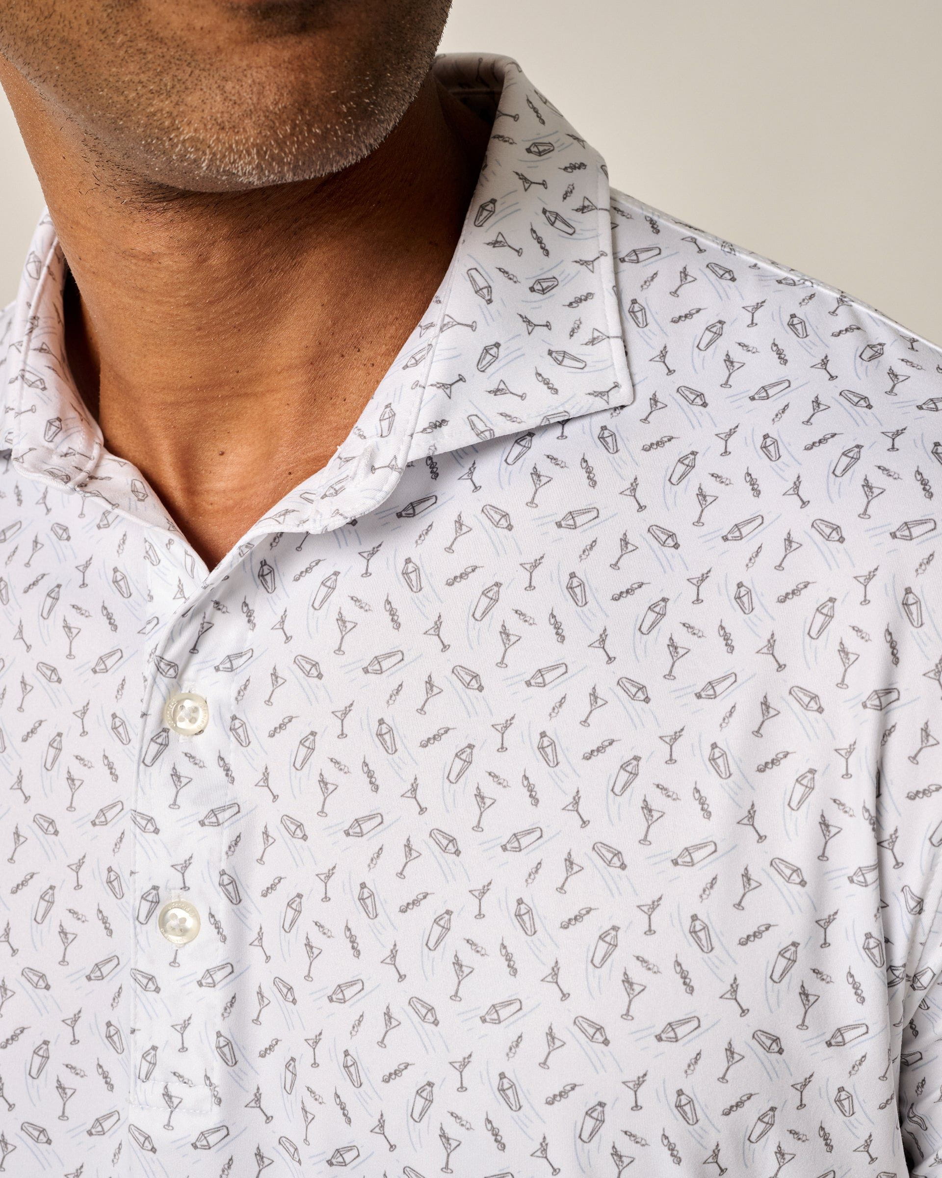 Featherweight Performance Polo - Tini Print