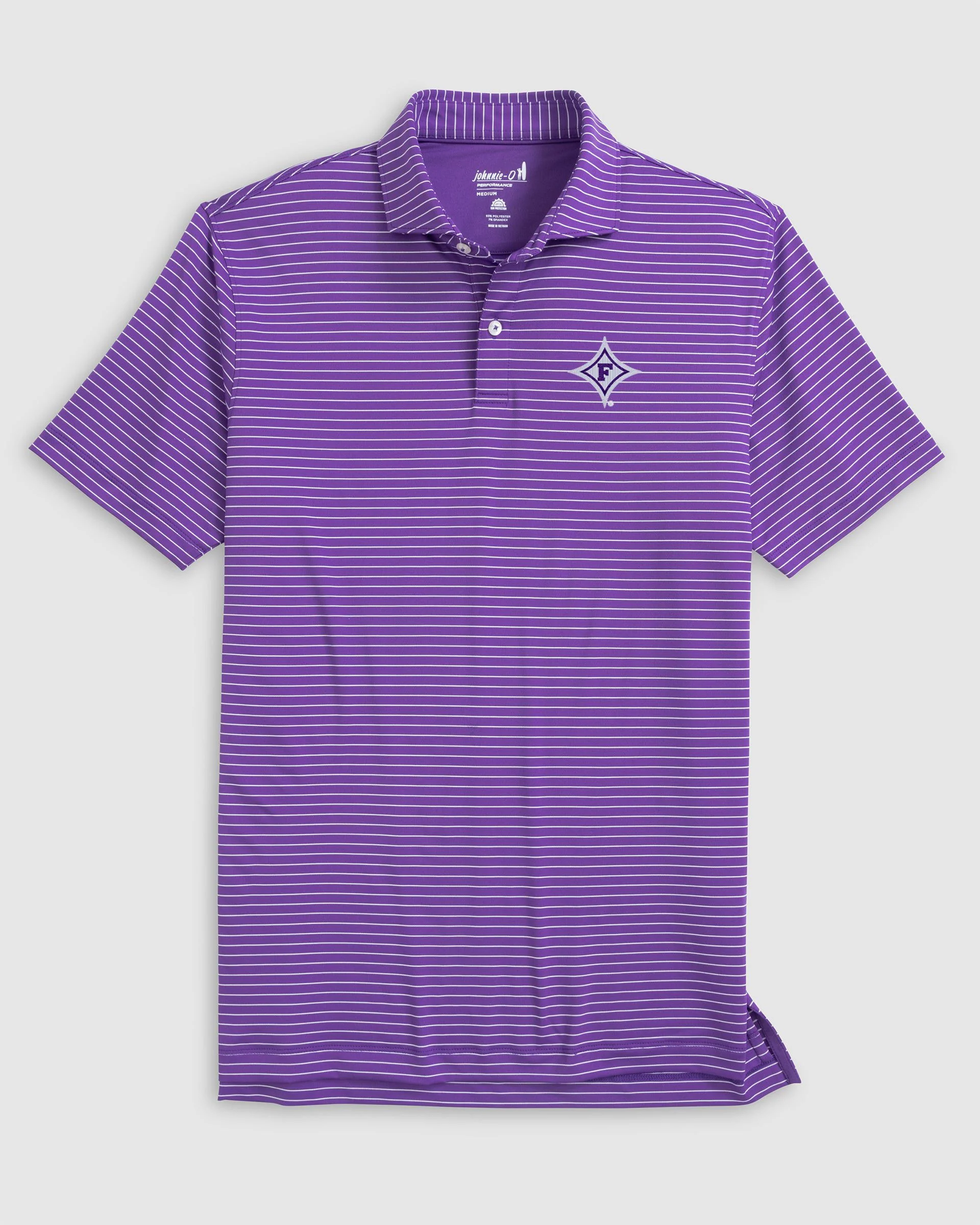 Furman Beau Striped Performance Jersey Polo