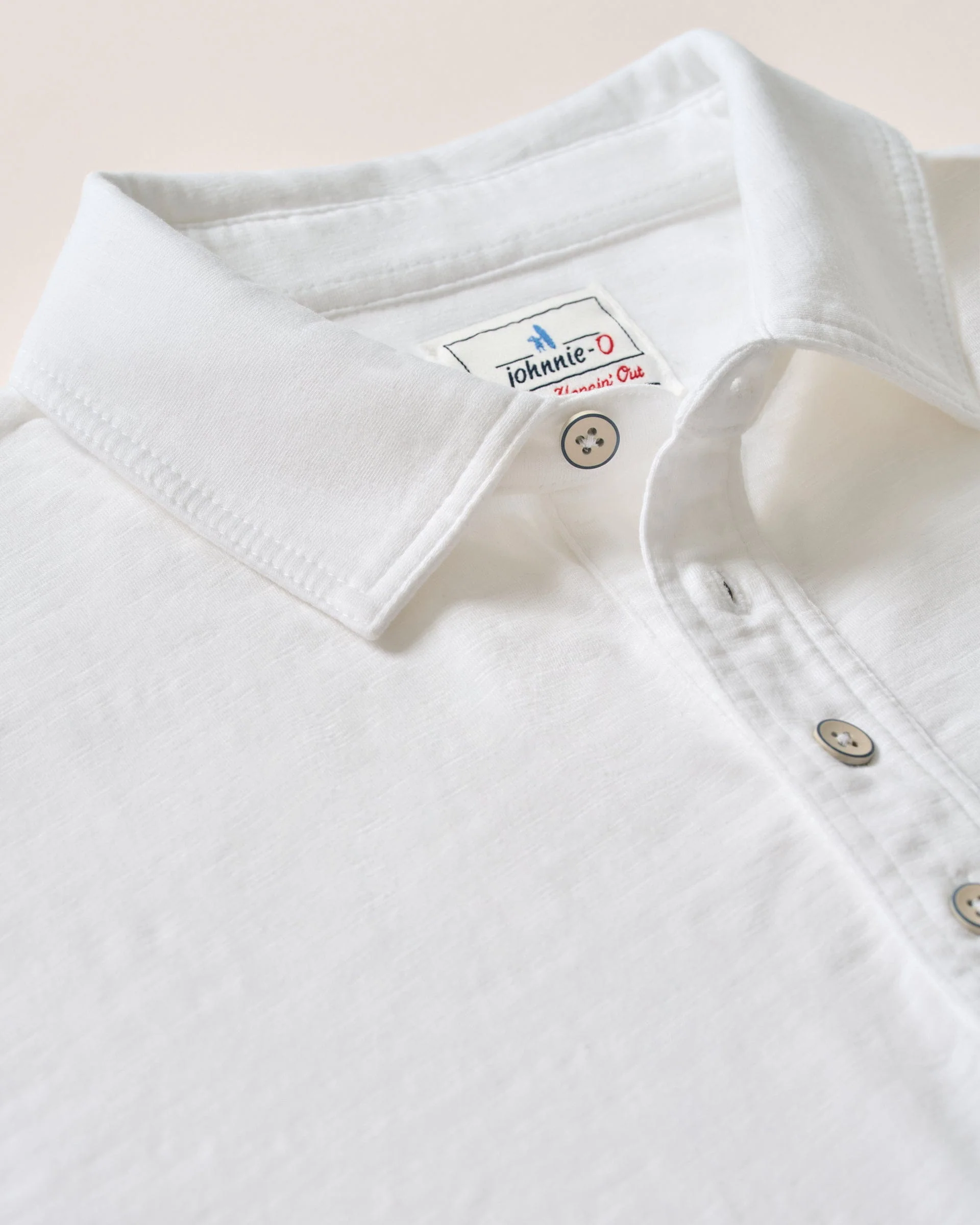 Long-Sleeve Original 4-Button Polo - Coastal Wash