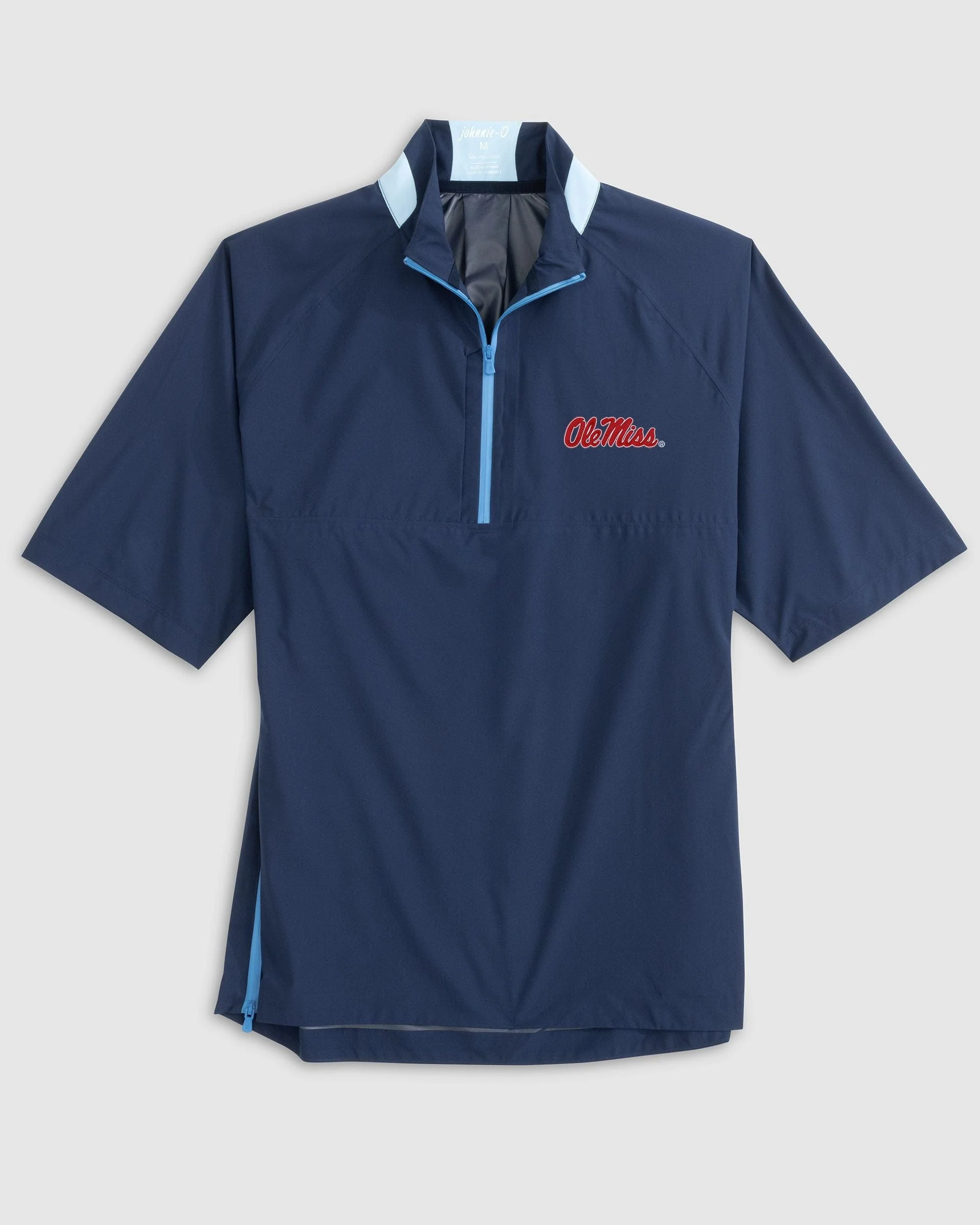 Ole Miss Stealth Stowable Packable Rain Jacket