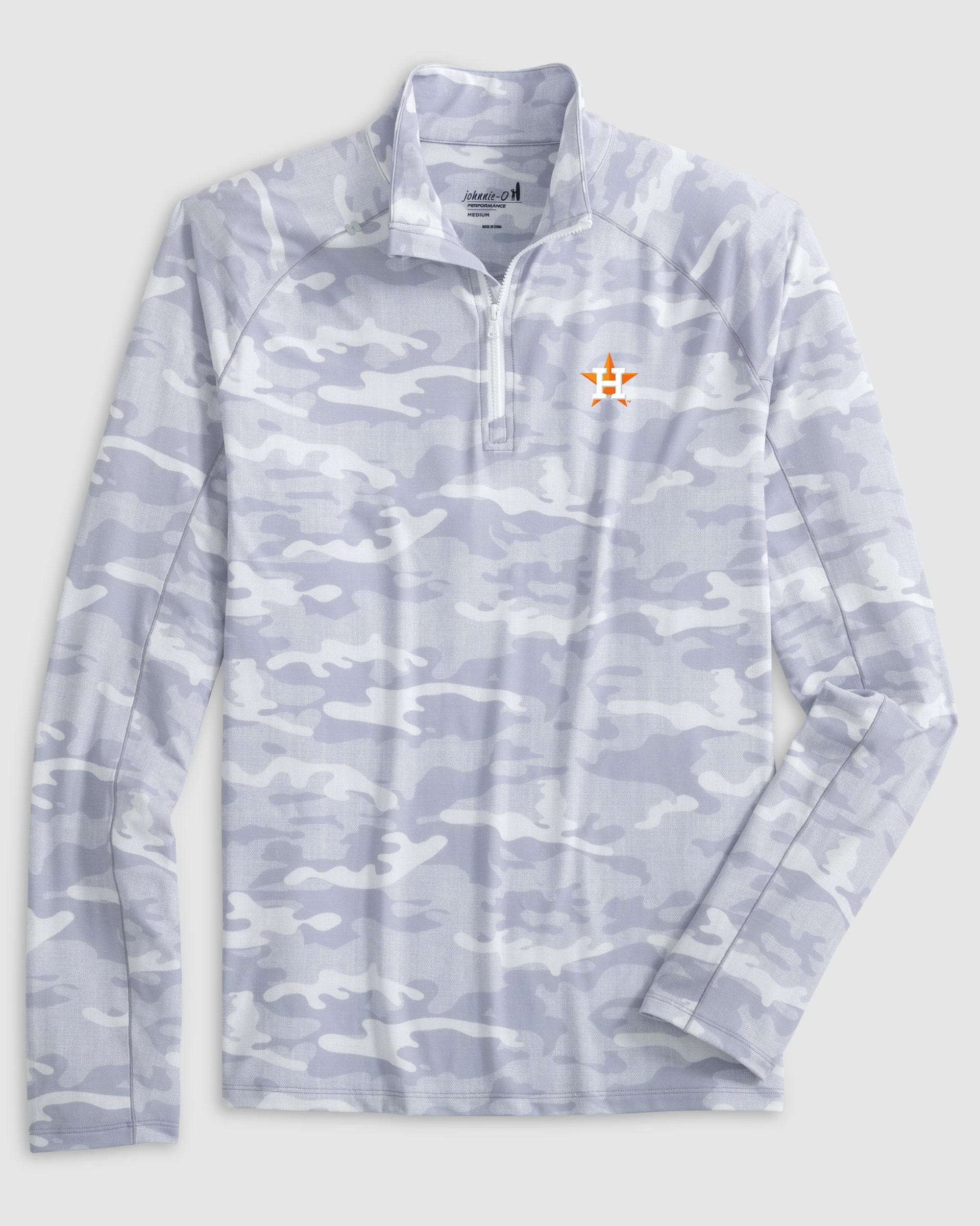 Houston Astros Patton Performance Camo 1/4-Zip Pullover