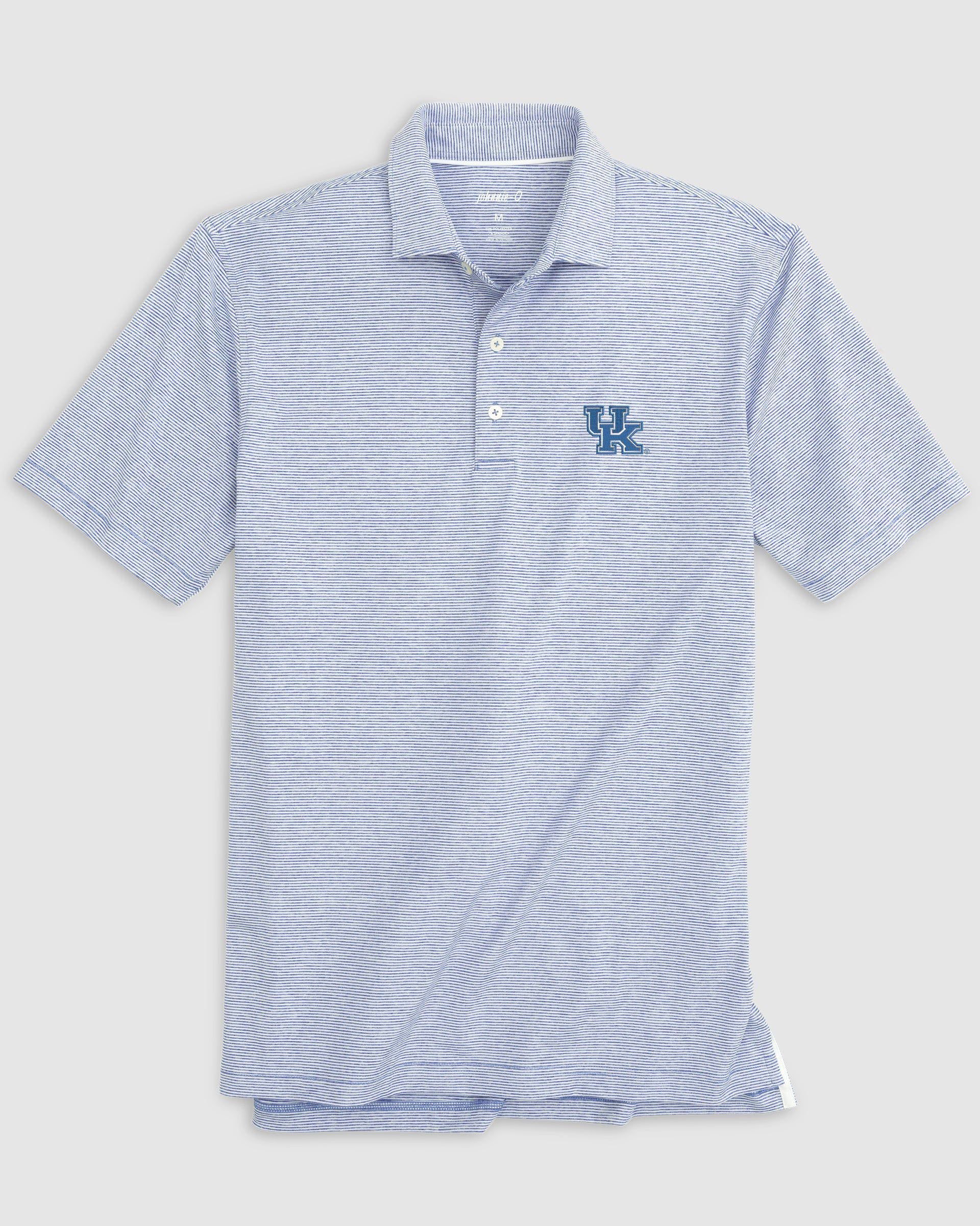 Kentucky Lyndonn Striped Jersey Performance Polo