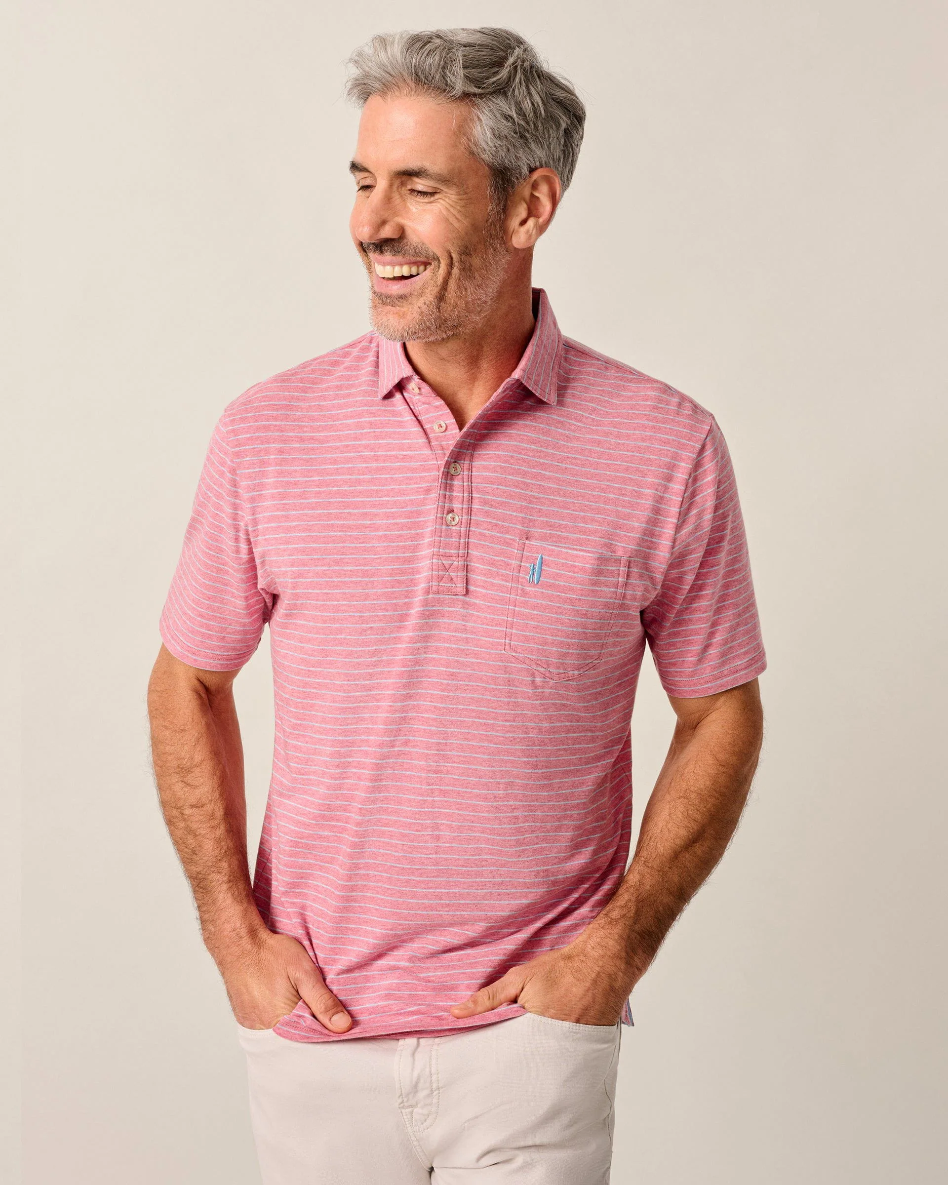 Original 4-Button Polo - Ryan Stripe