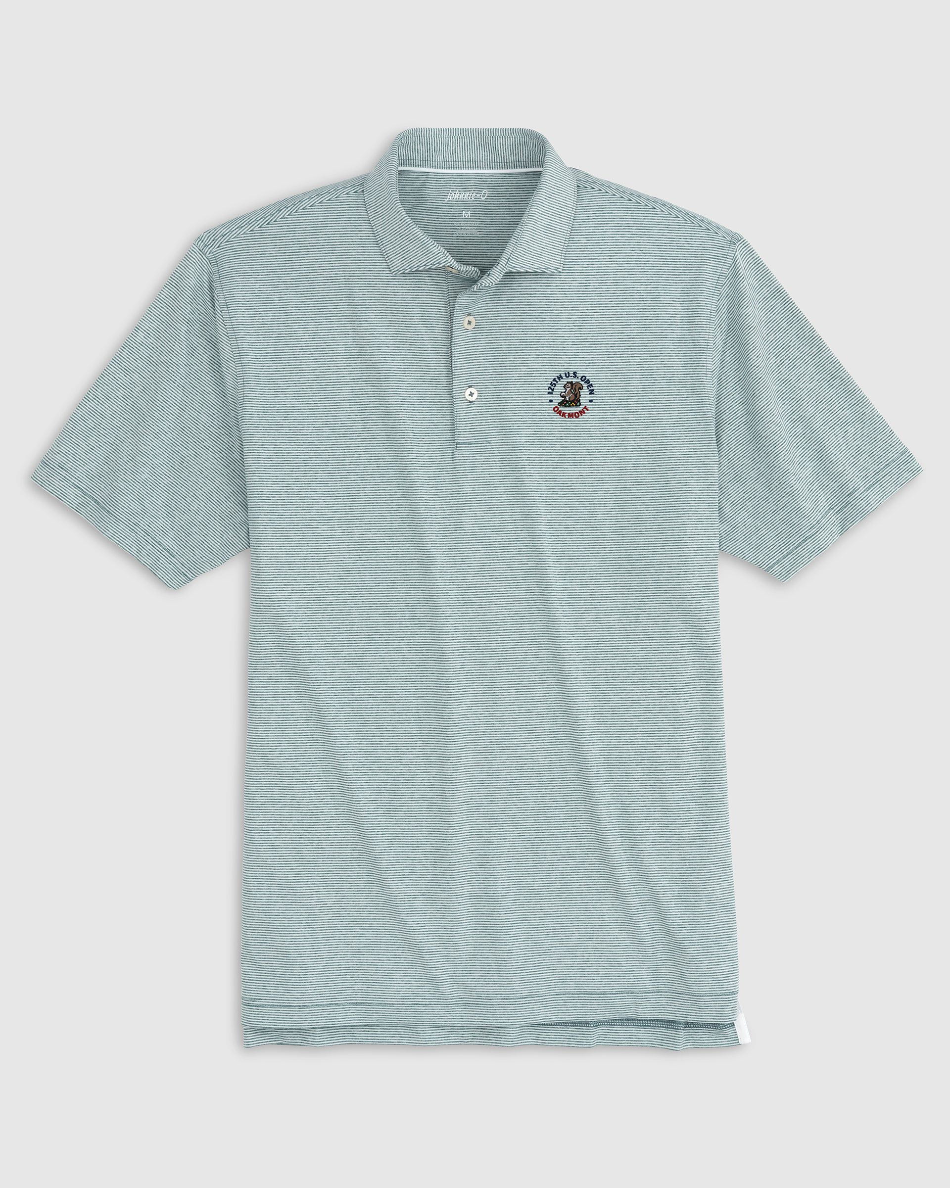 125th U.S. Open Lyndon Striped Jersey Performance Polo