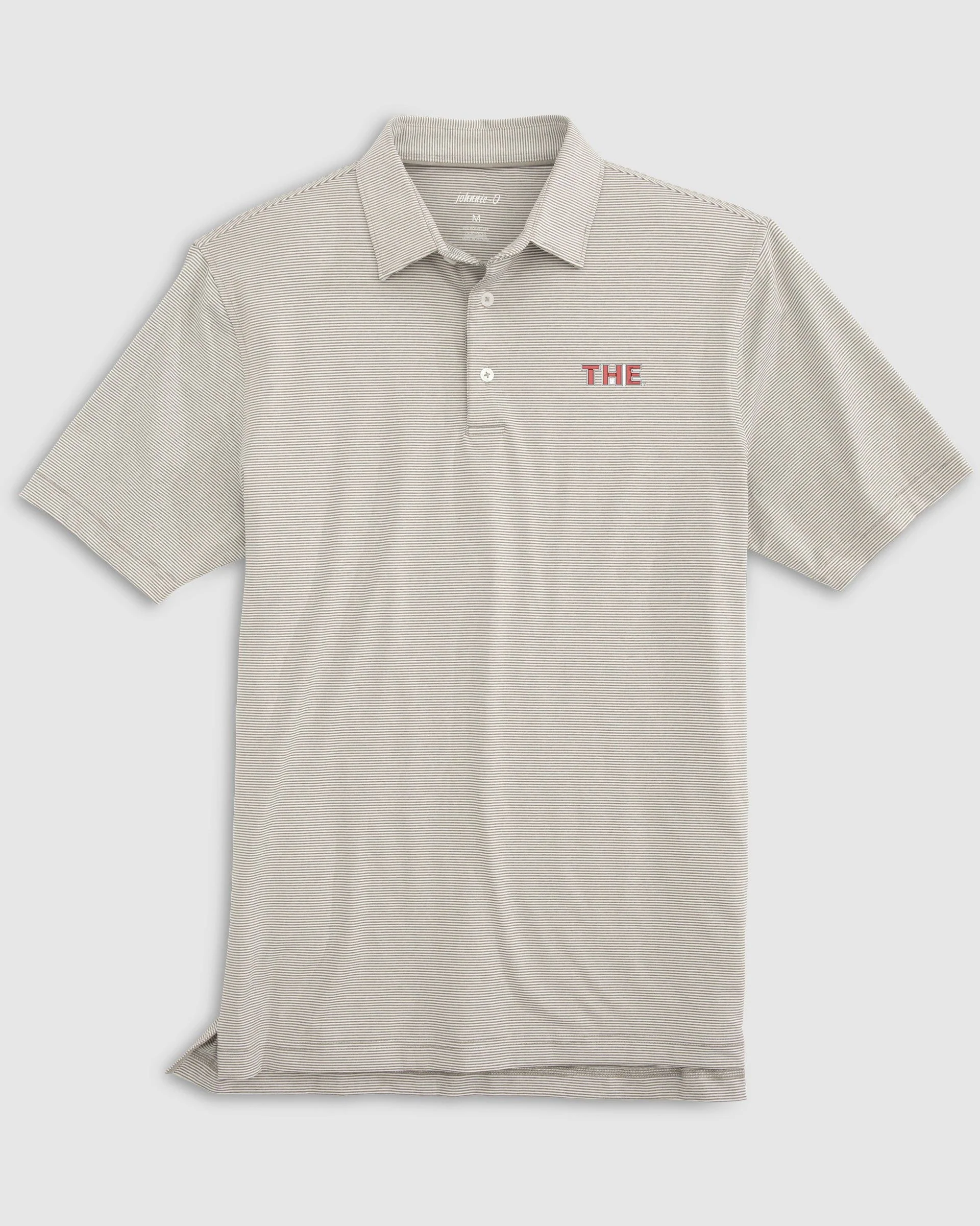 Ohio State Lyndonn Striped Jersey Performance Polo - The Logo