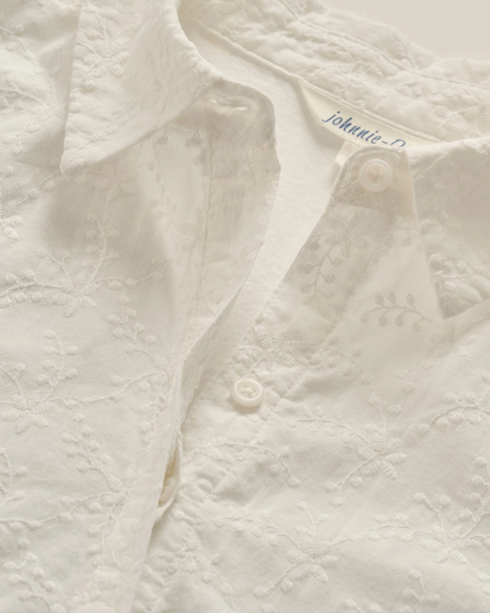 Jenna Embroidered Flared Shirt Dress