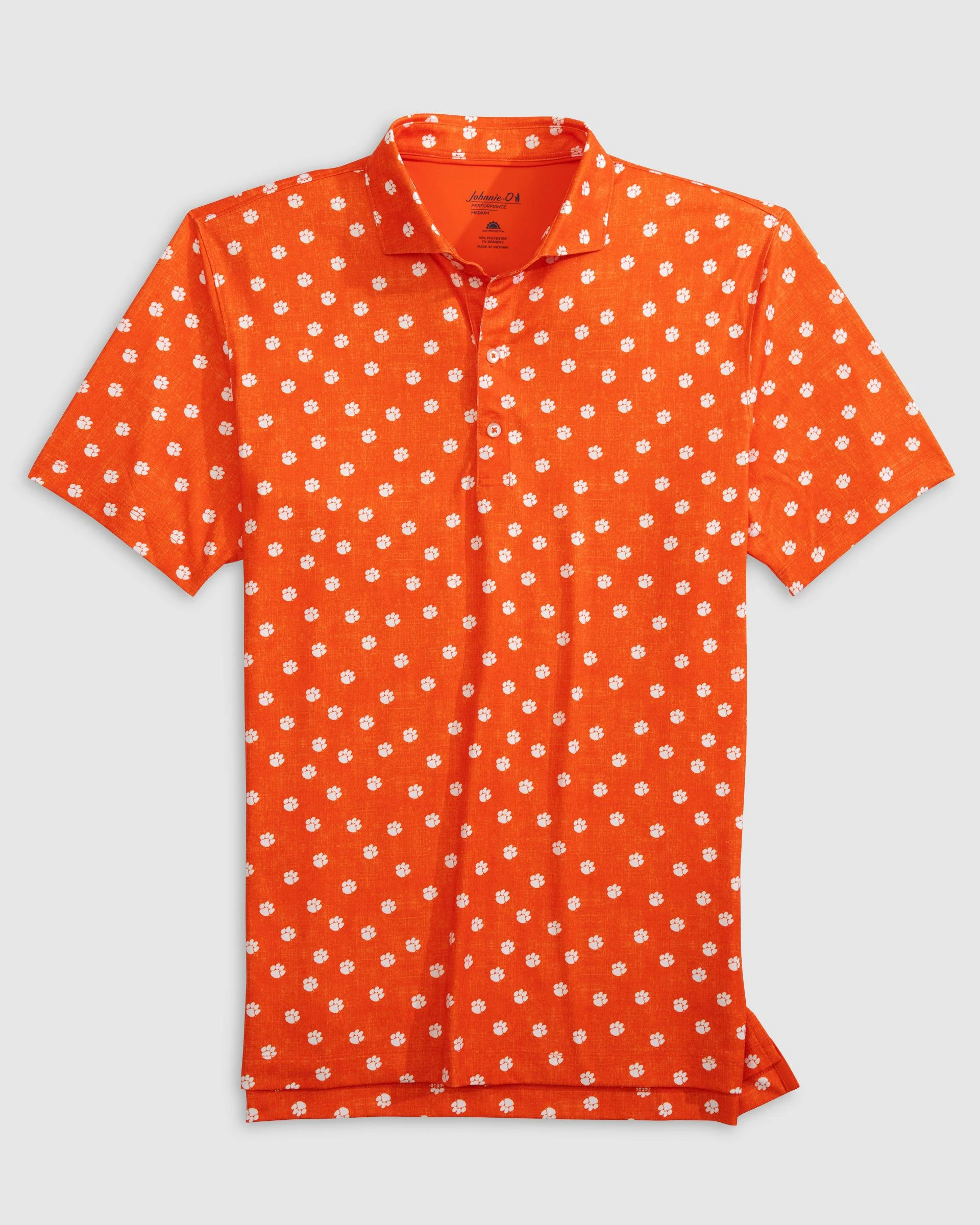 Clemson Exeter Printed Jersey Performance Polo