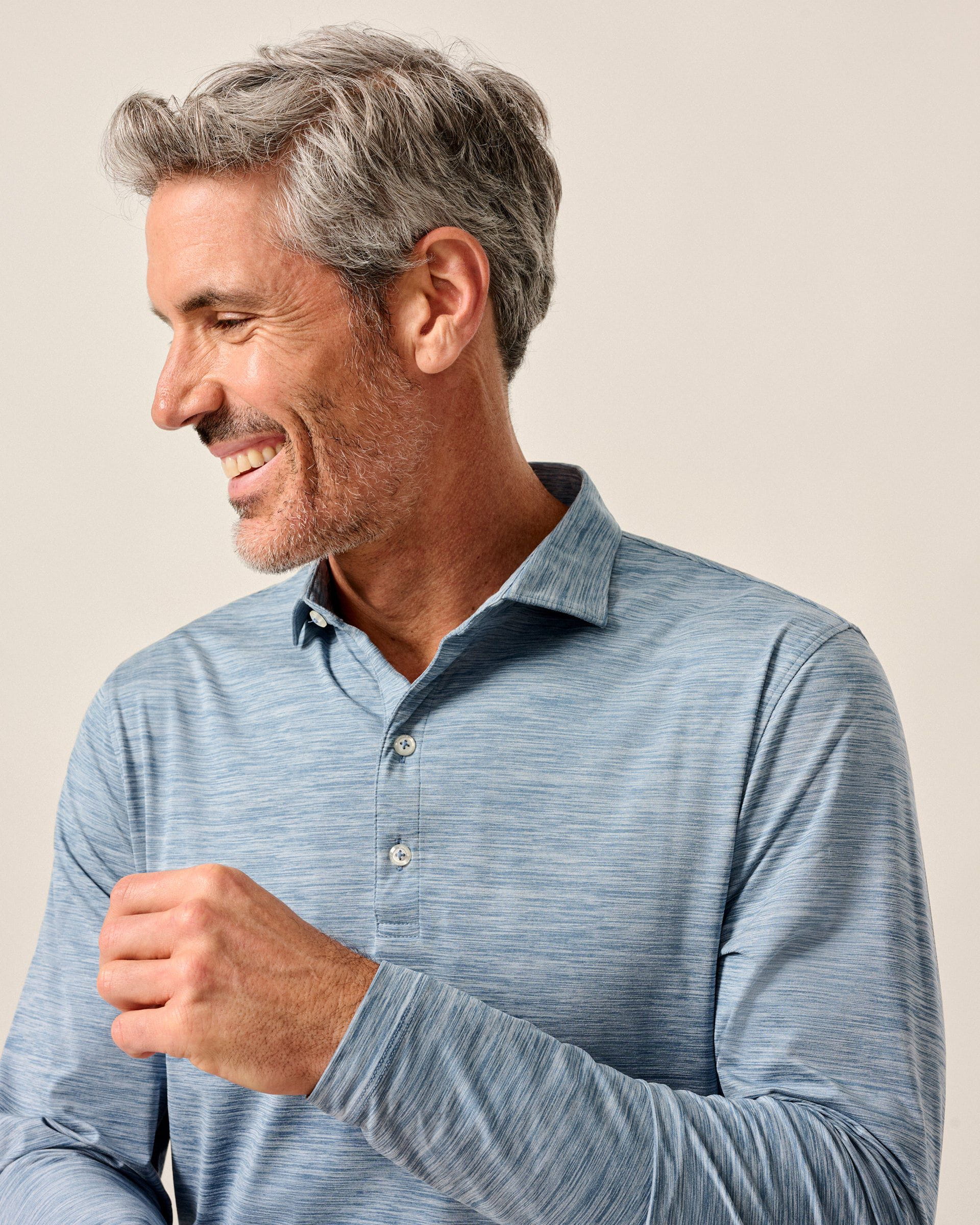 Featherweight Long Sleeve Performance Polo - Swing