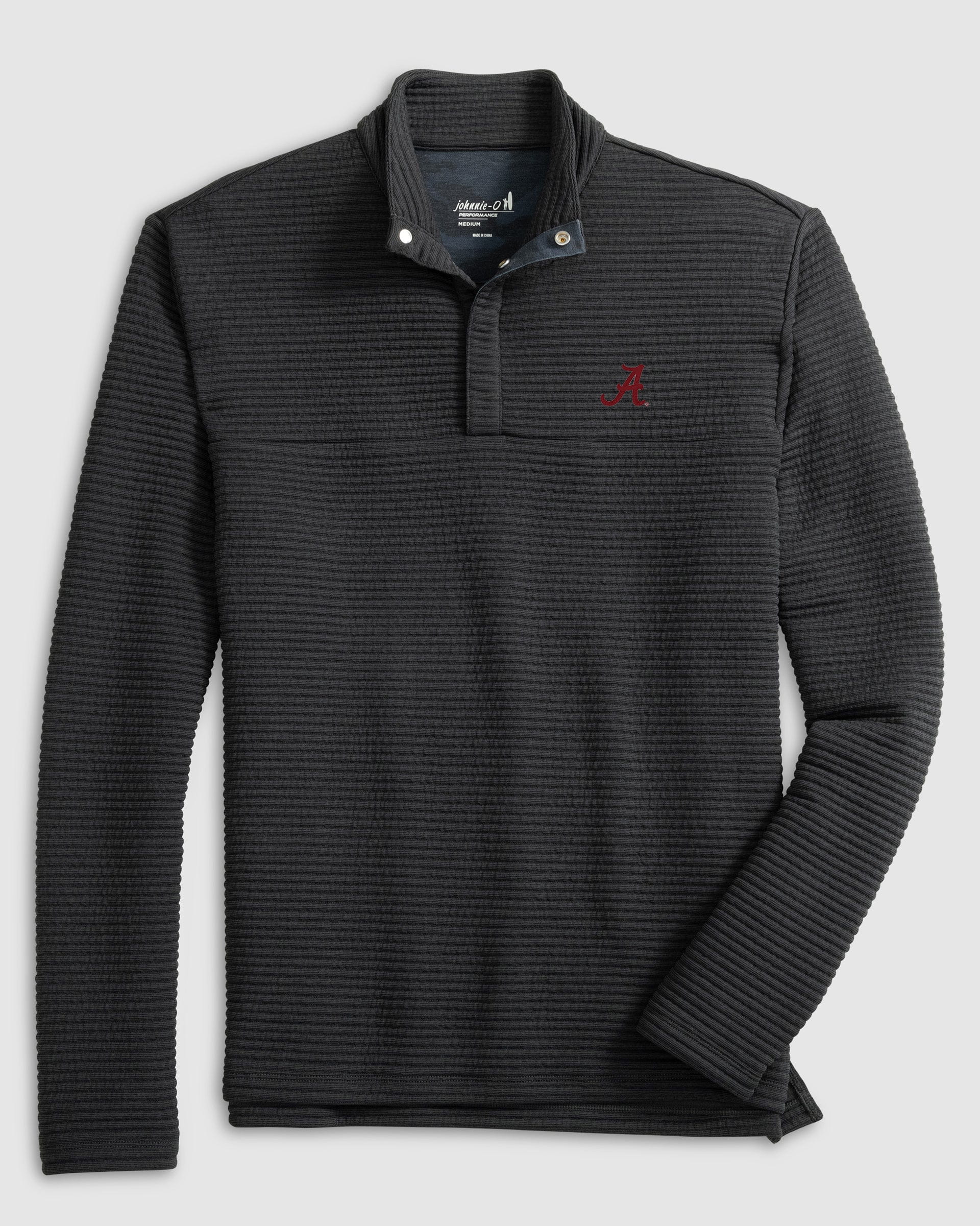 Alabama Benjy Snap 1/4-Zip Pullover