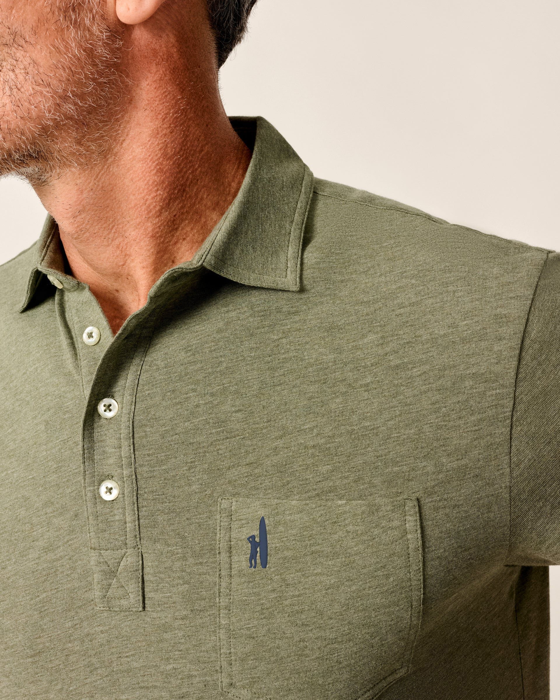 Original 4-Button Polo - Heathered 2.0