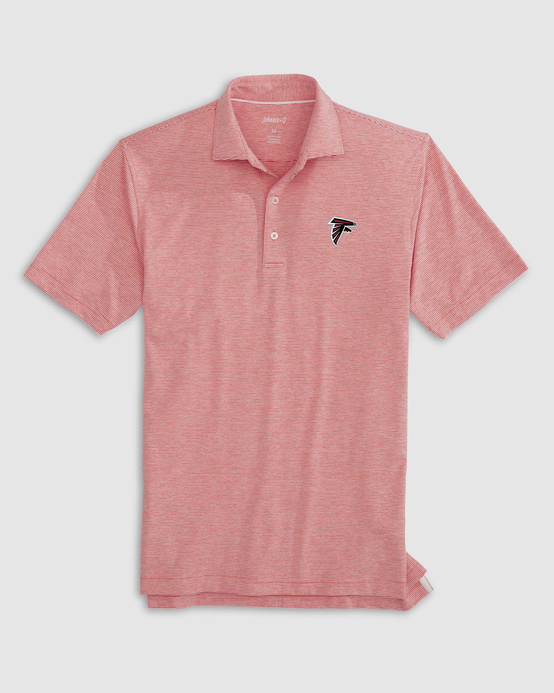 Atlanta Falcons Lyndonn Striped Performance Jersey Polo