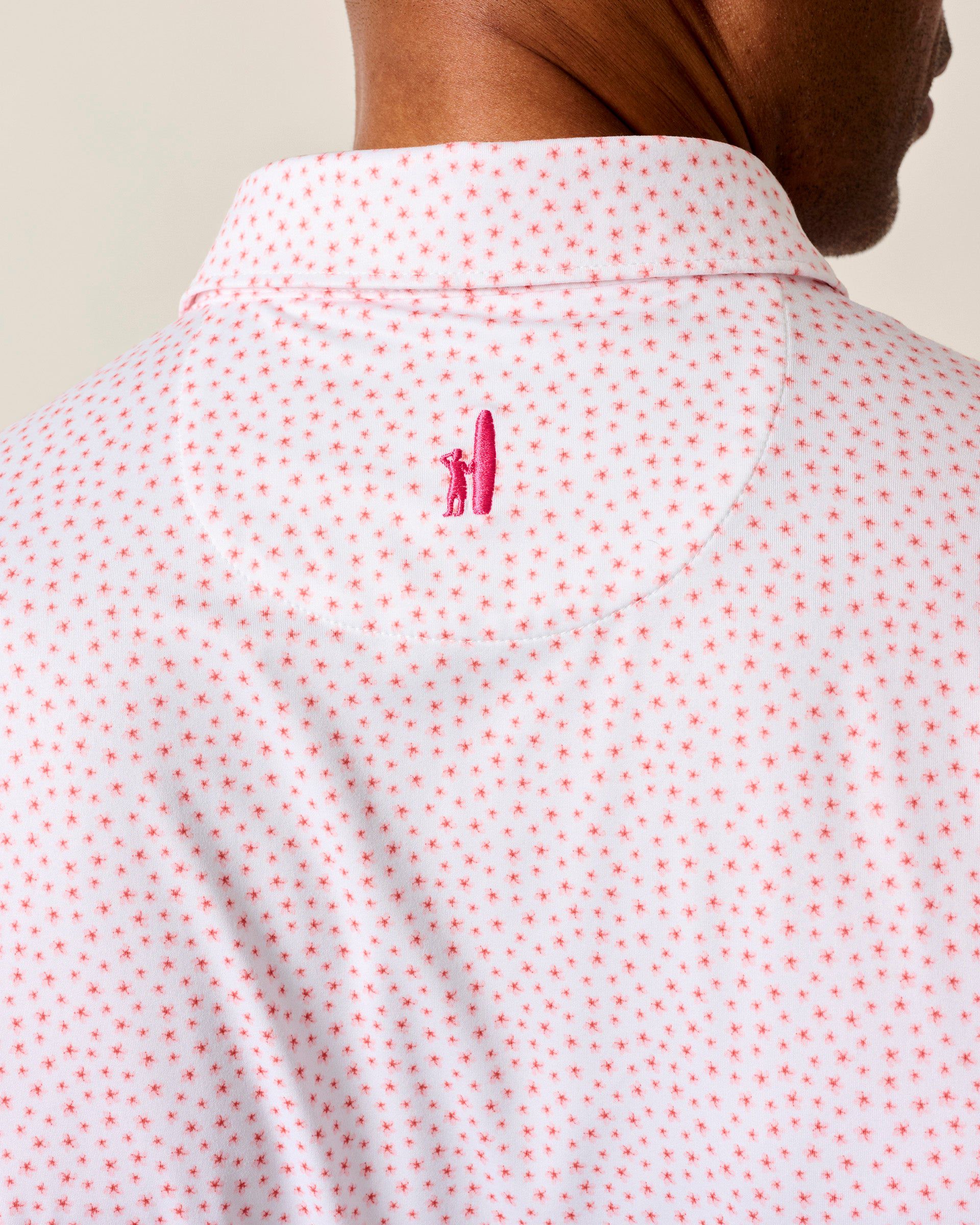 Featherweight Performance Polo - Plumeria