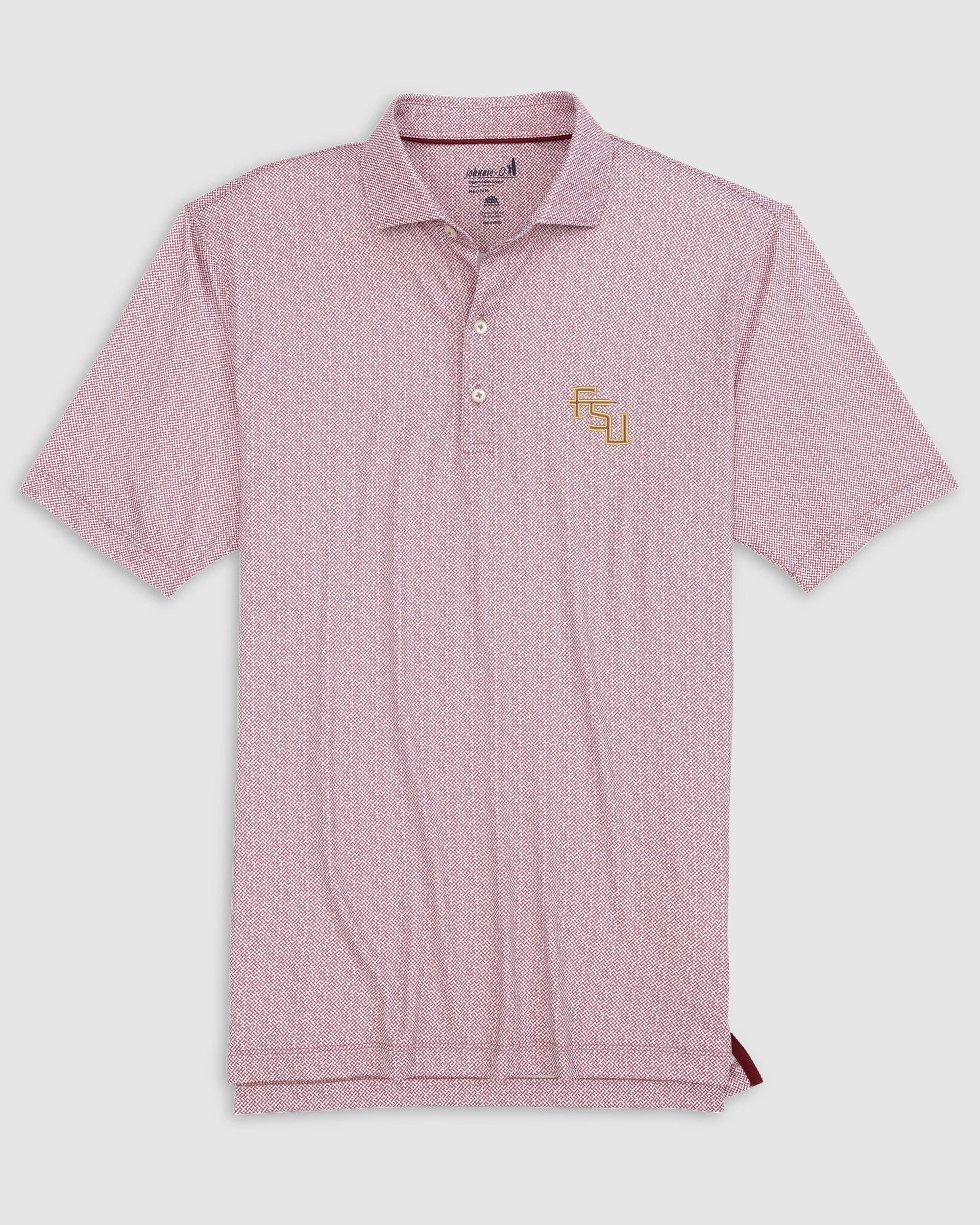 Florida State Hinson Jersey Performance Polo - Stacked Logo