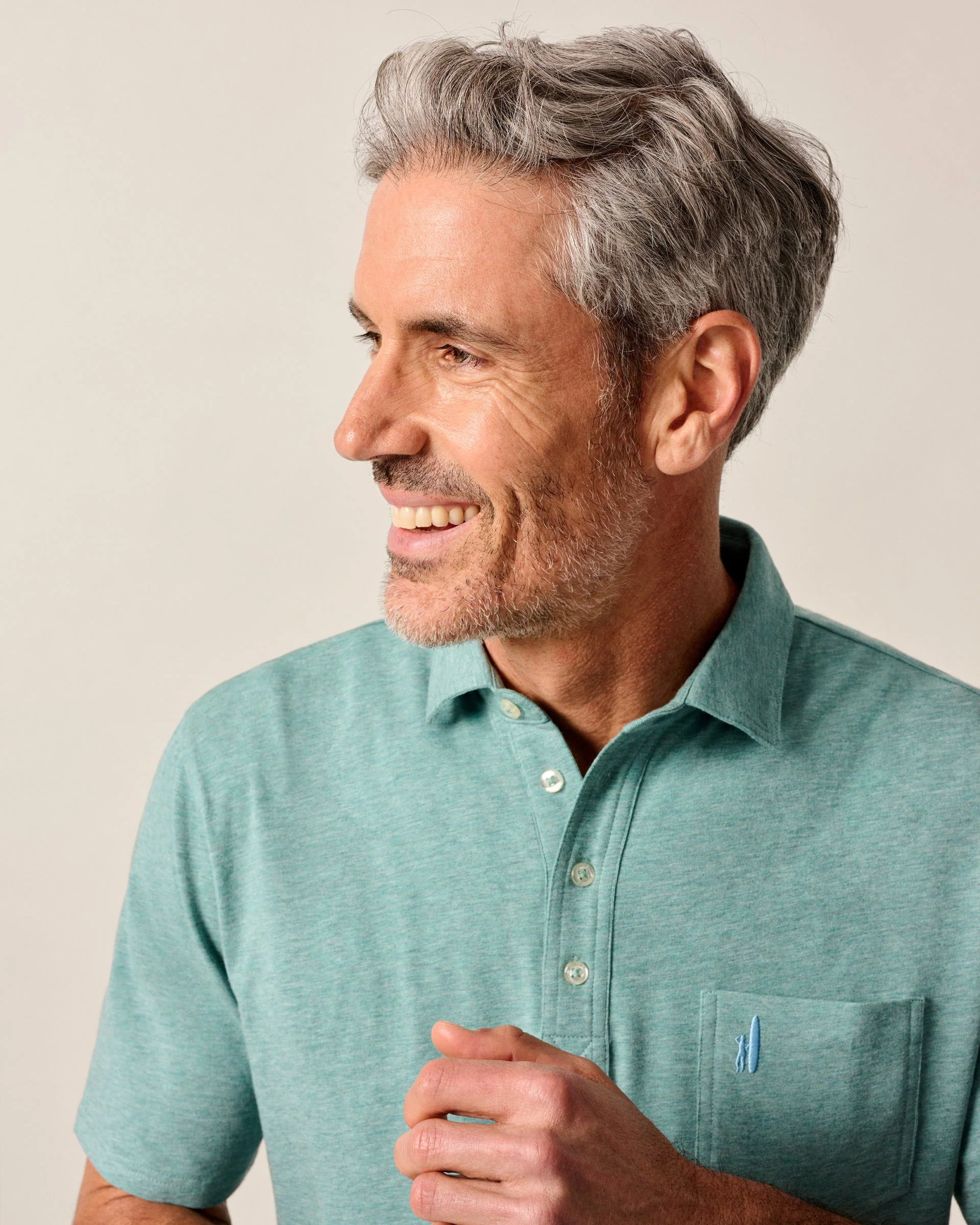 Original 4-Button Polo - Heathered 2.0