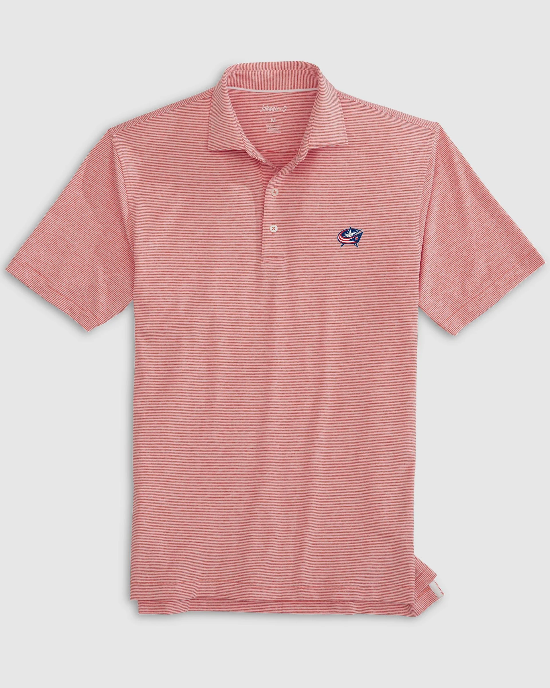 Columbus Blue Jackets Lyndonn Striped Jersey Performance Polo