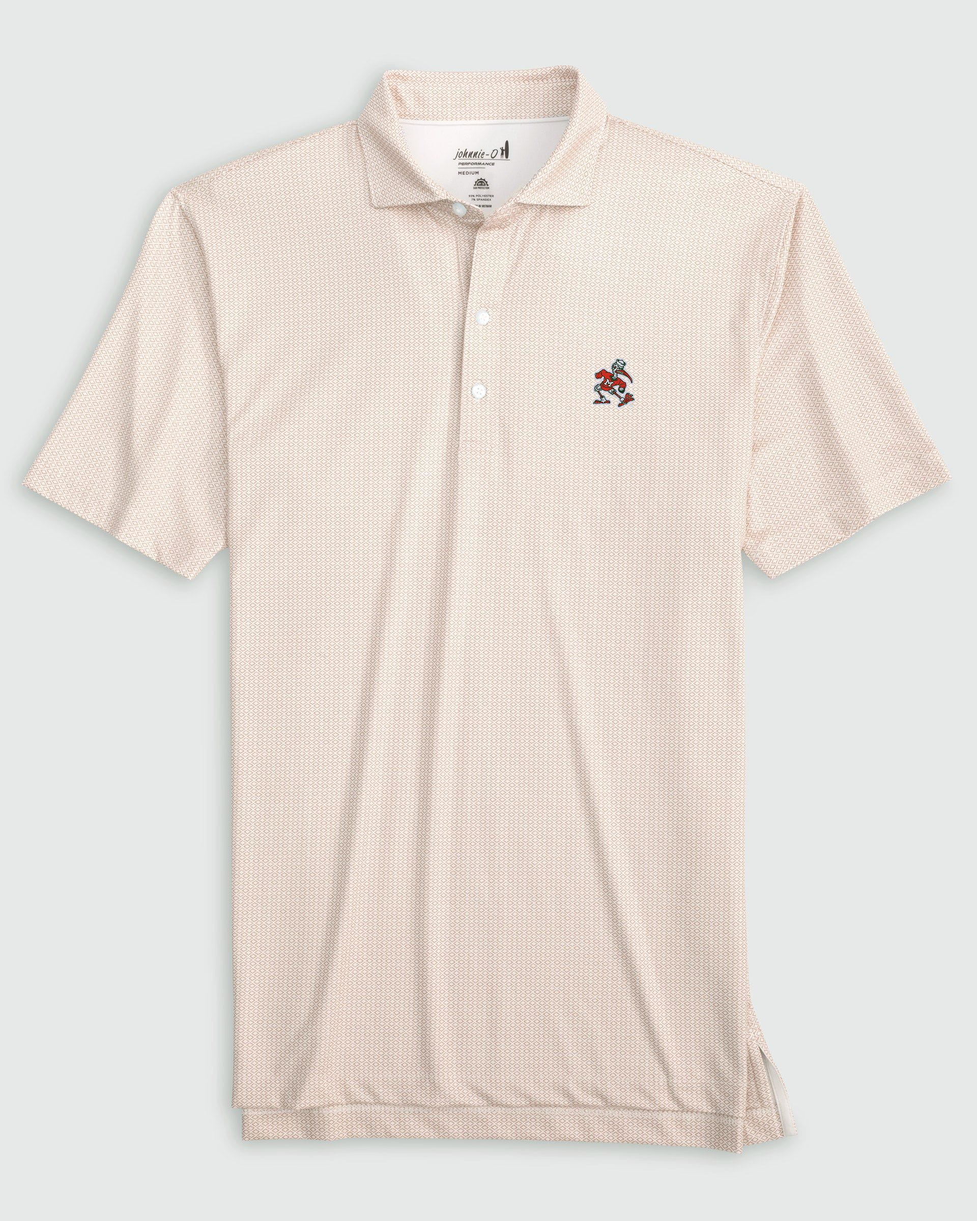 Miami Slade Performance Jersey Polo - Vintage Logo