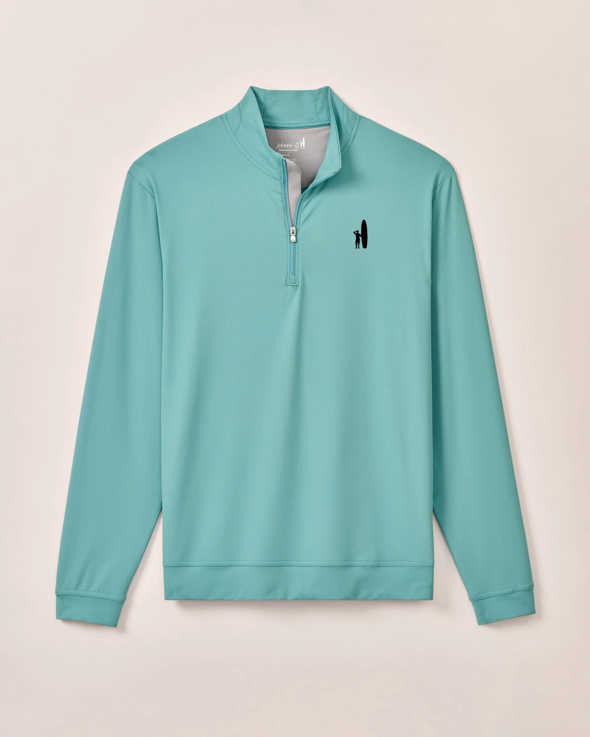 Custom Surfer Logo Motion Performance 1/4 Zip