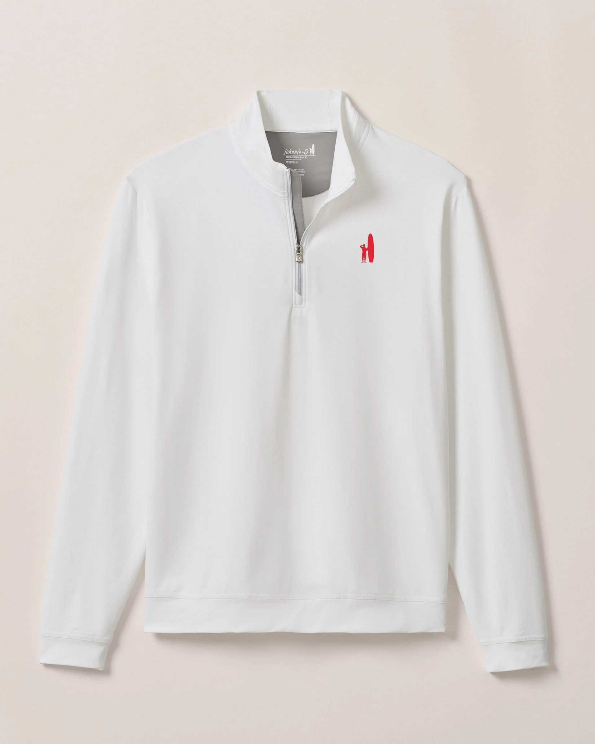 Custom Surfer Logo Motion Performance 1/4 Zip