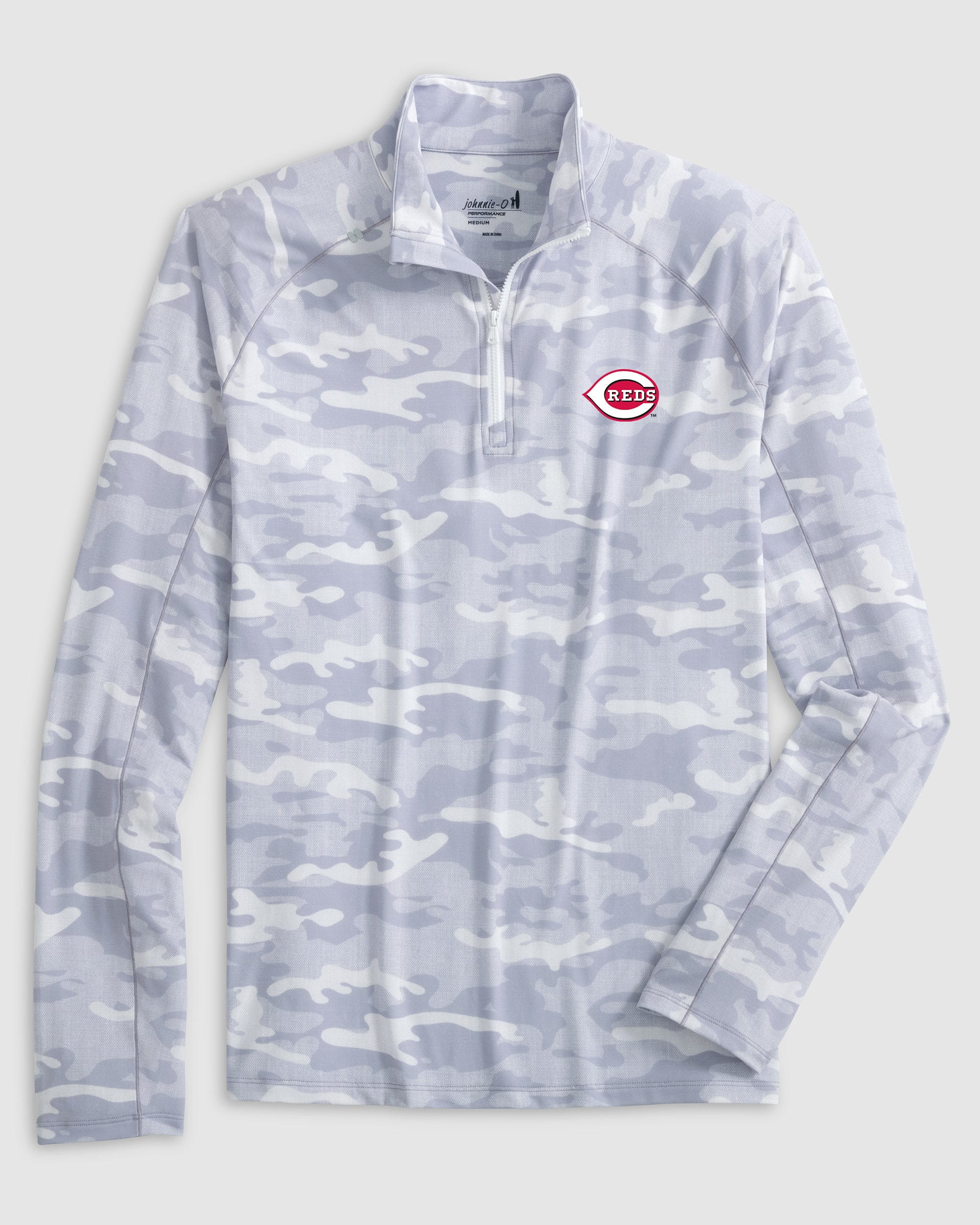 Cincinnati Reds Patton Performance Camo 1/4 Zip