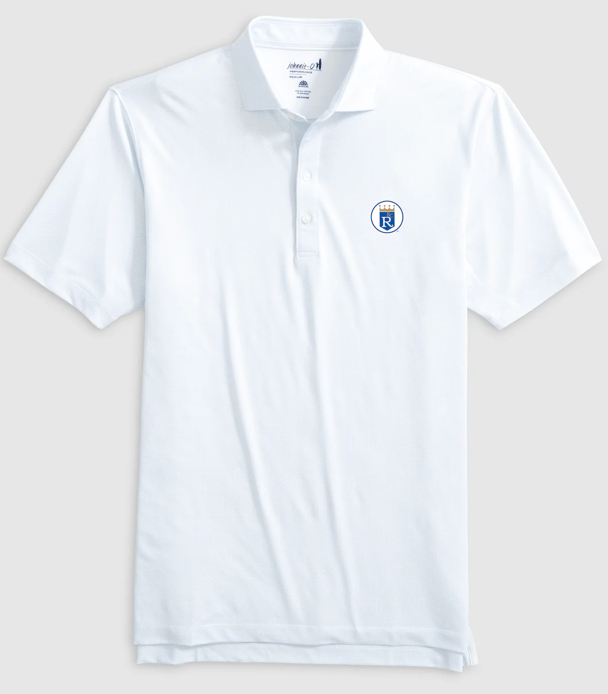 Kansas City Royals Slade Performance Jersey Printed Polo - Cooperstown Logo