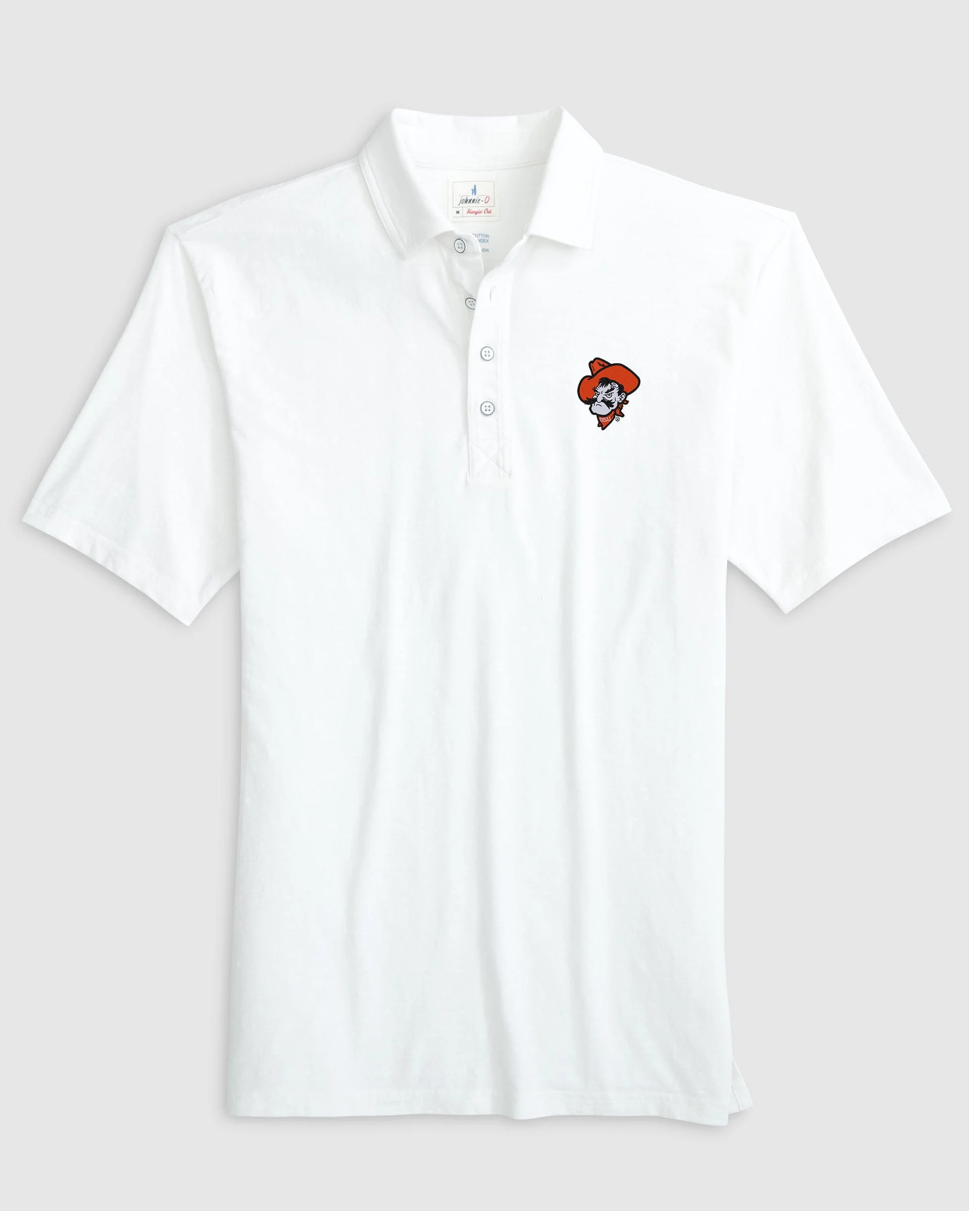 Oklahoma State Coastal Wash Original Polo - Pistol Pete Logo