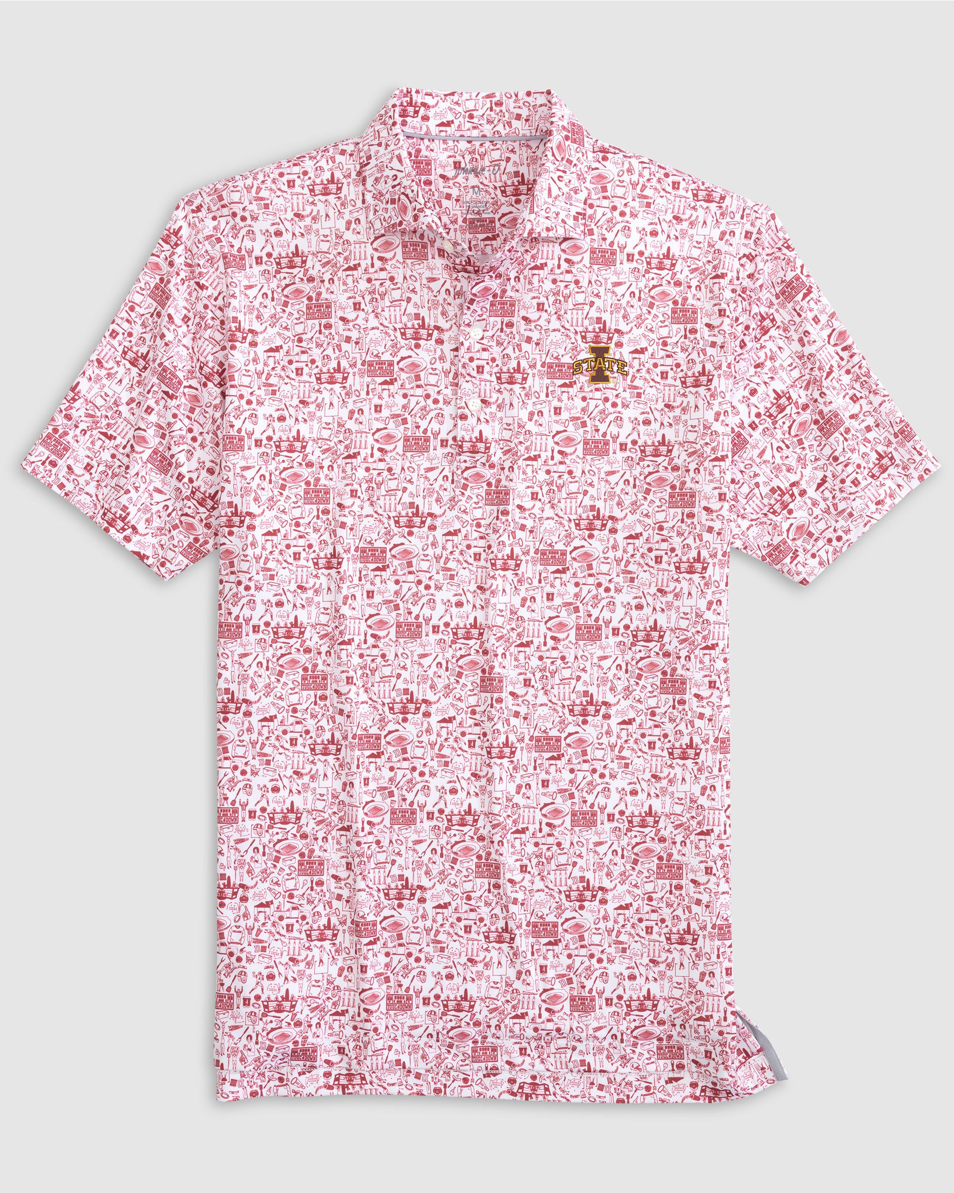 Iowa State Tailgater 2.0 Jr. Printed Jersey Performance Polo