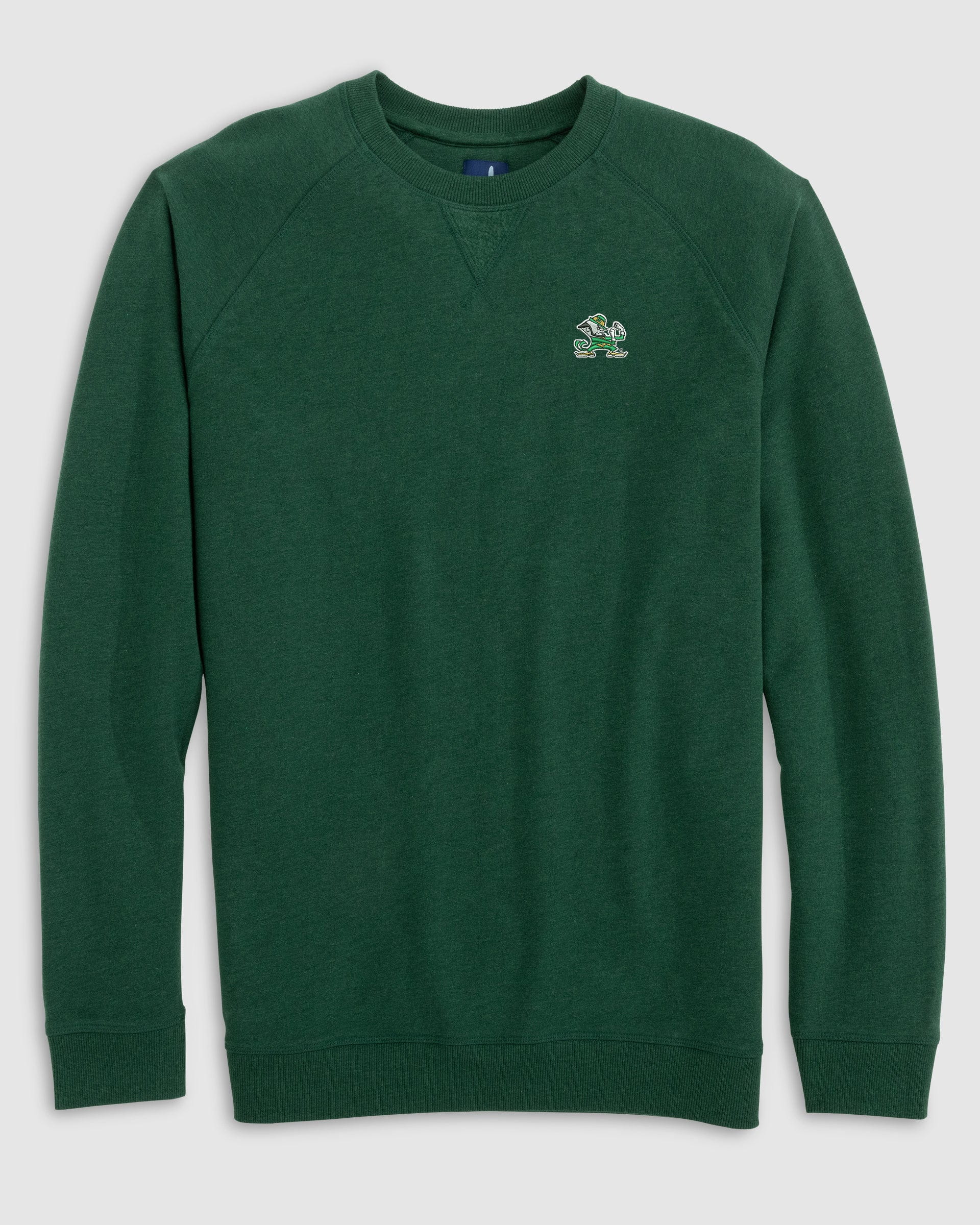 Notre Dame Freeman Crewneck Fleece Sweatshirt - Leprechaun Logo
