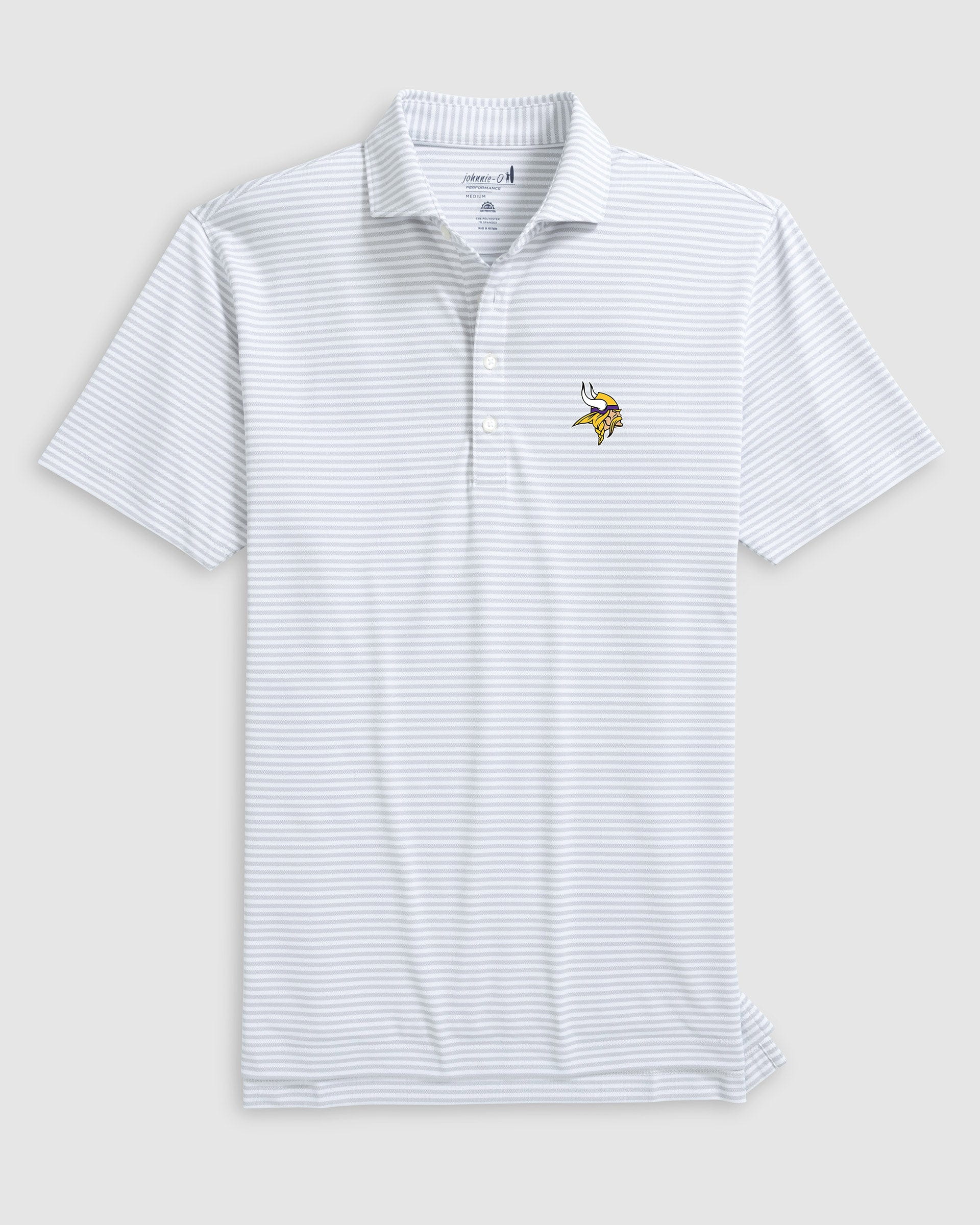 Minnesota Vikings Stetsons Performance Mesh Polo