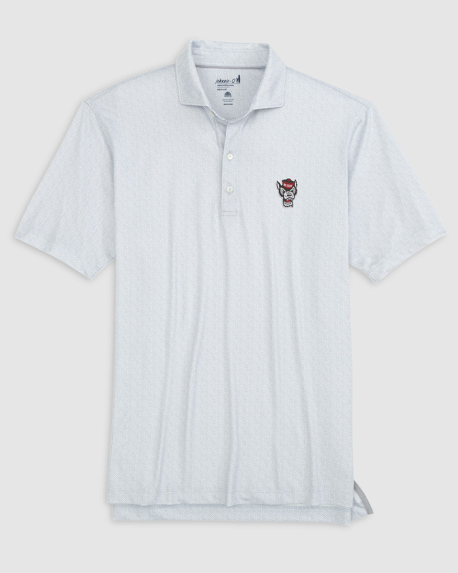 NC State Hinson Jersey Performance Polo - Wolf Logo