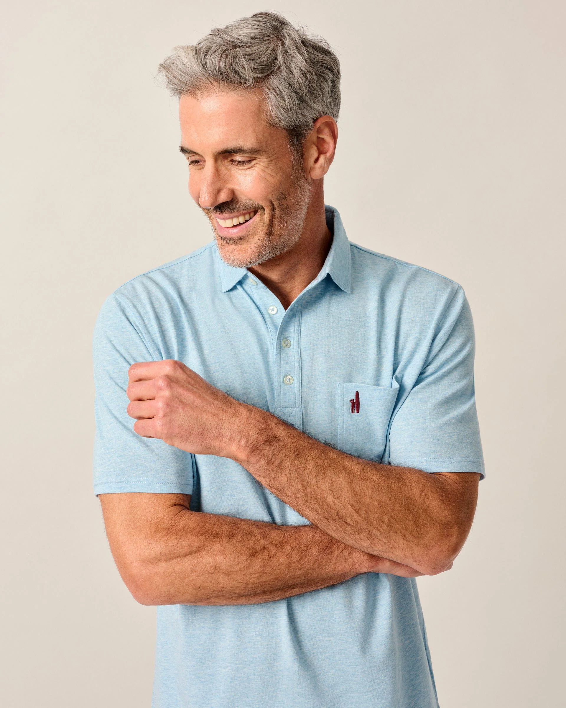 Original 4-Button Polo - Heathered 2.0