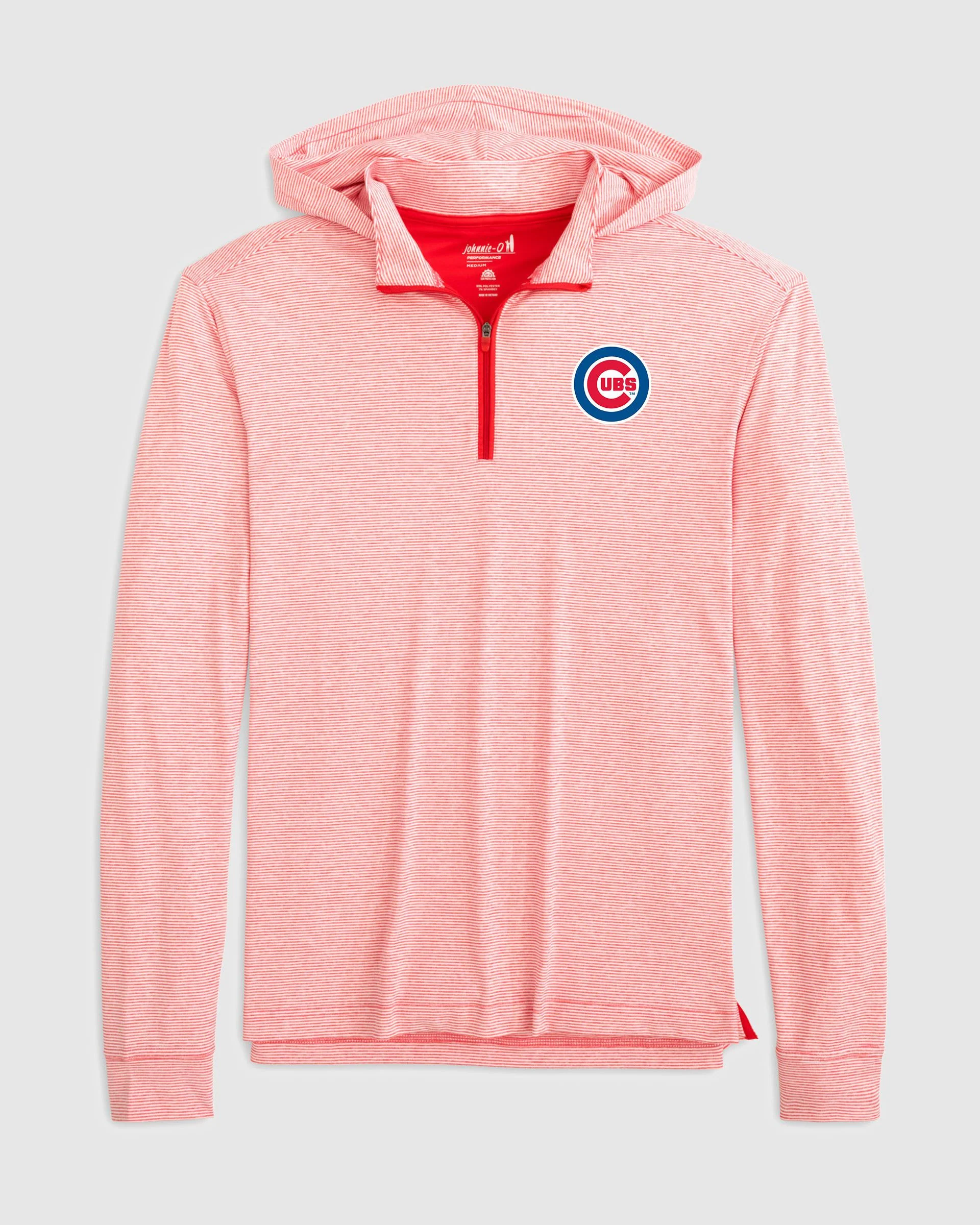 Chicago Cubs Hybrid Performance 1/4 Zip Hoodie