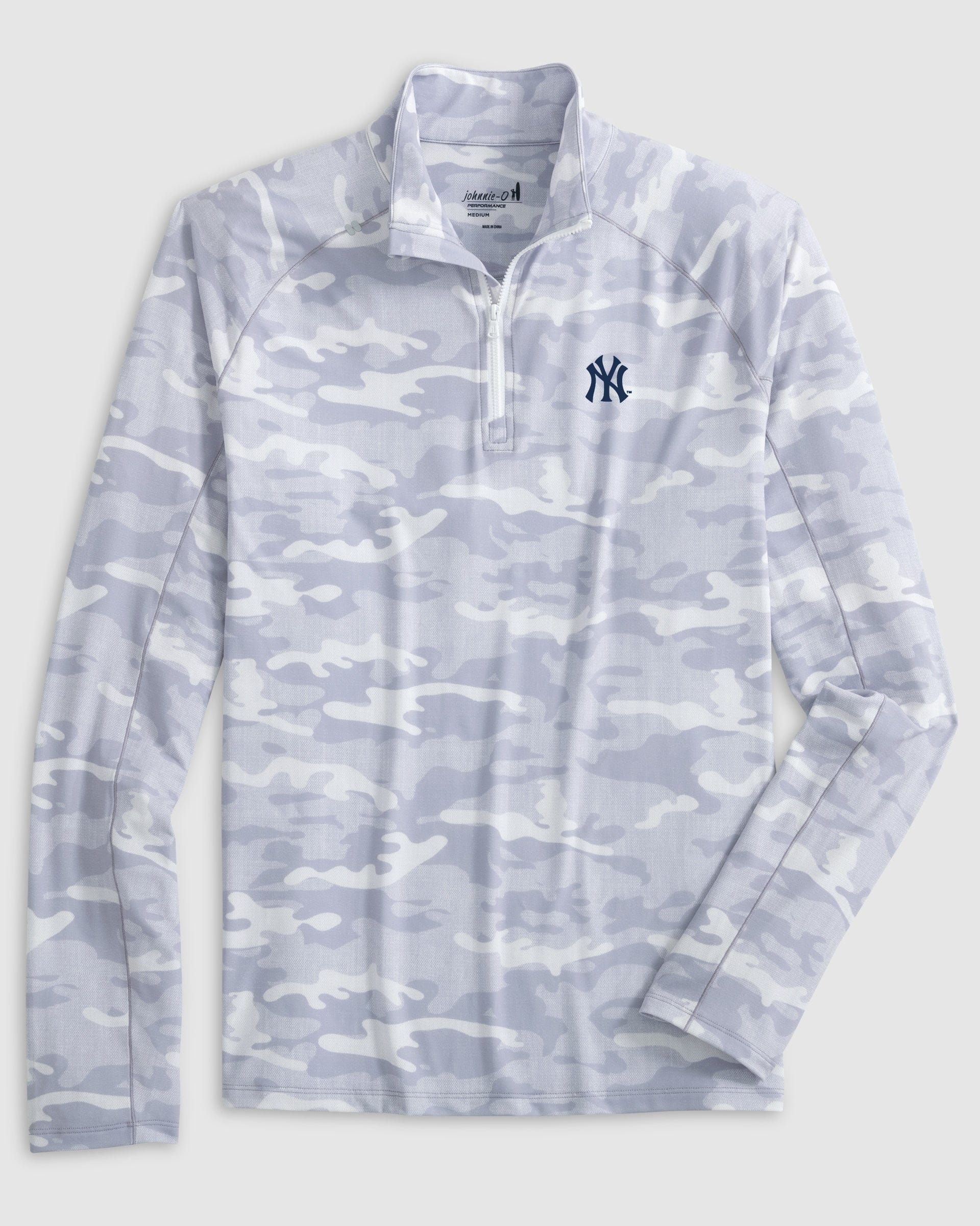 New York Yankees Patton Performance Camo 1/4-Zip Pullover
