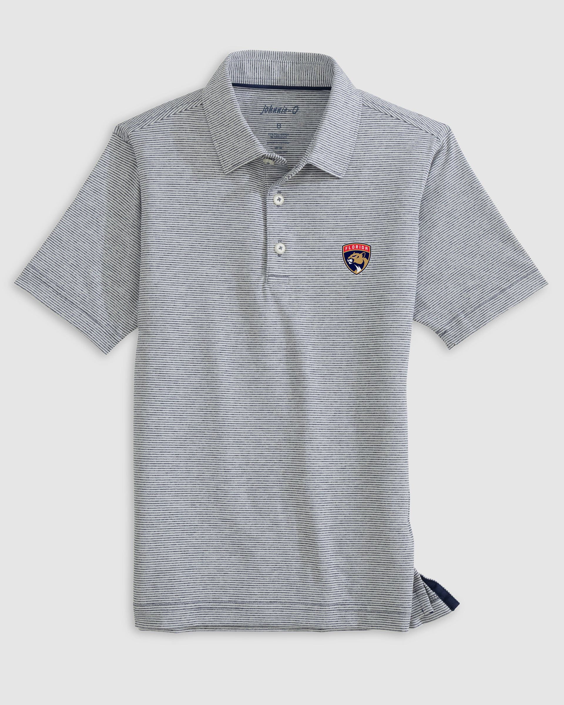 Florida Panthers Lyndonn Jr. Striped Jersey Performance Polo