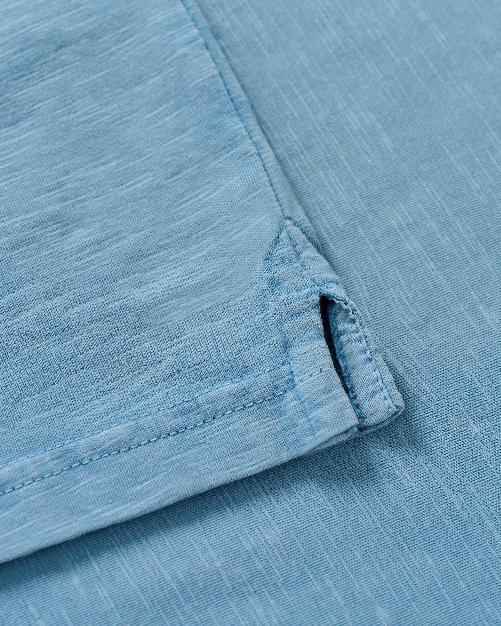 Long-Sleeve Original 4-Button Polo - Coastal Wash