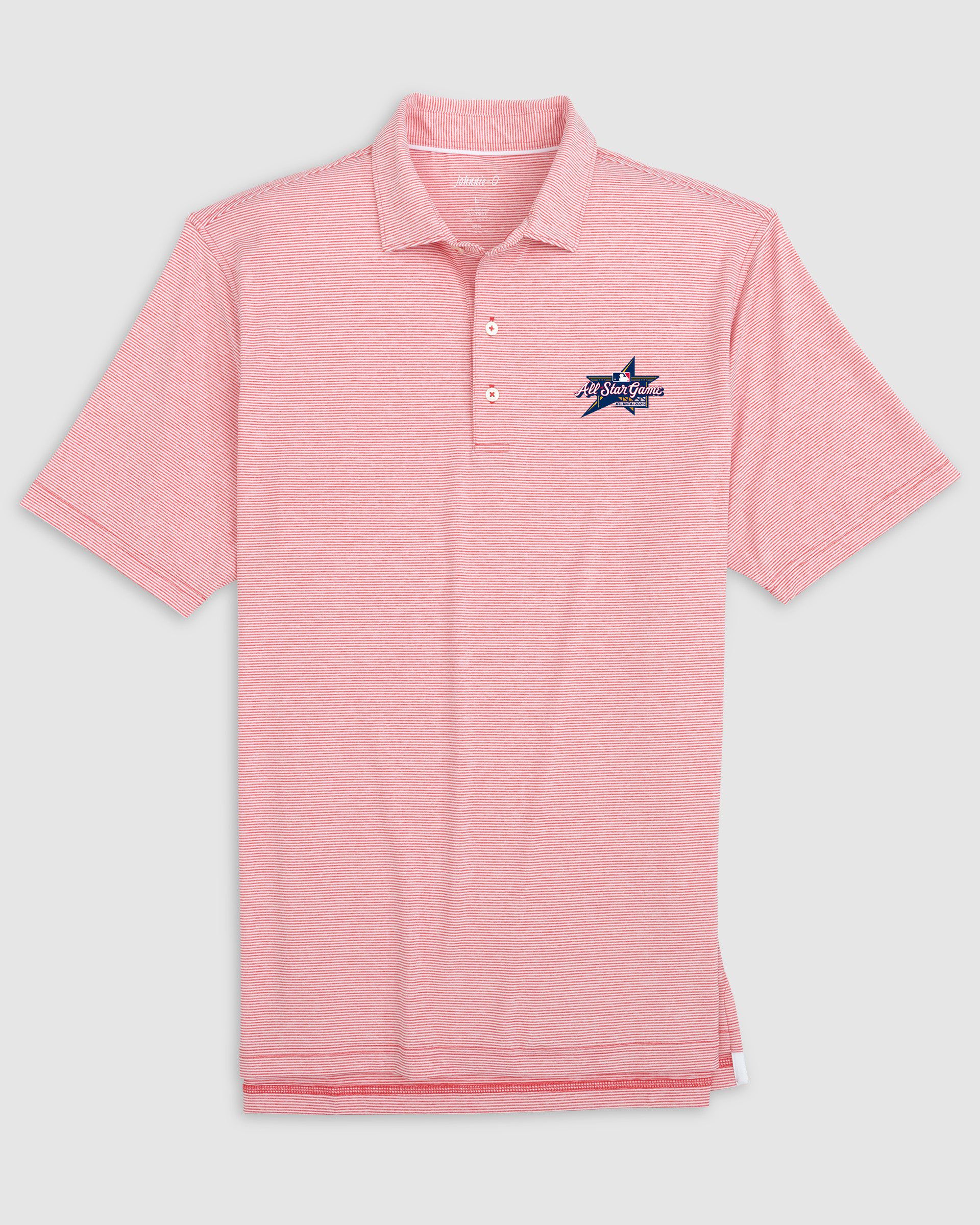 MLB All Star Game 2025 Lyndonn Striped Performance Jersey Polo