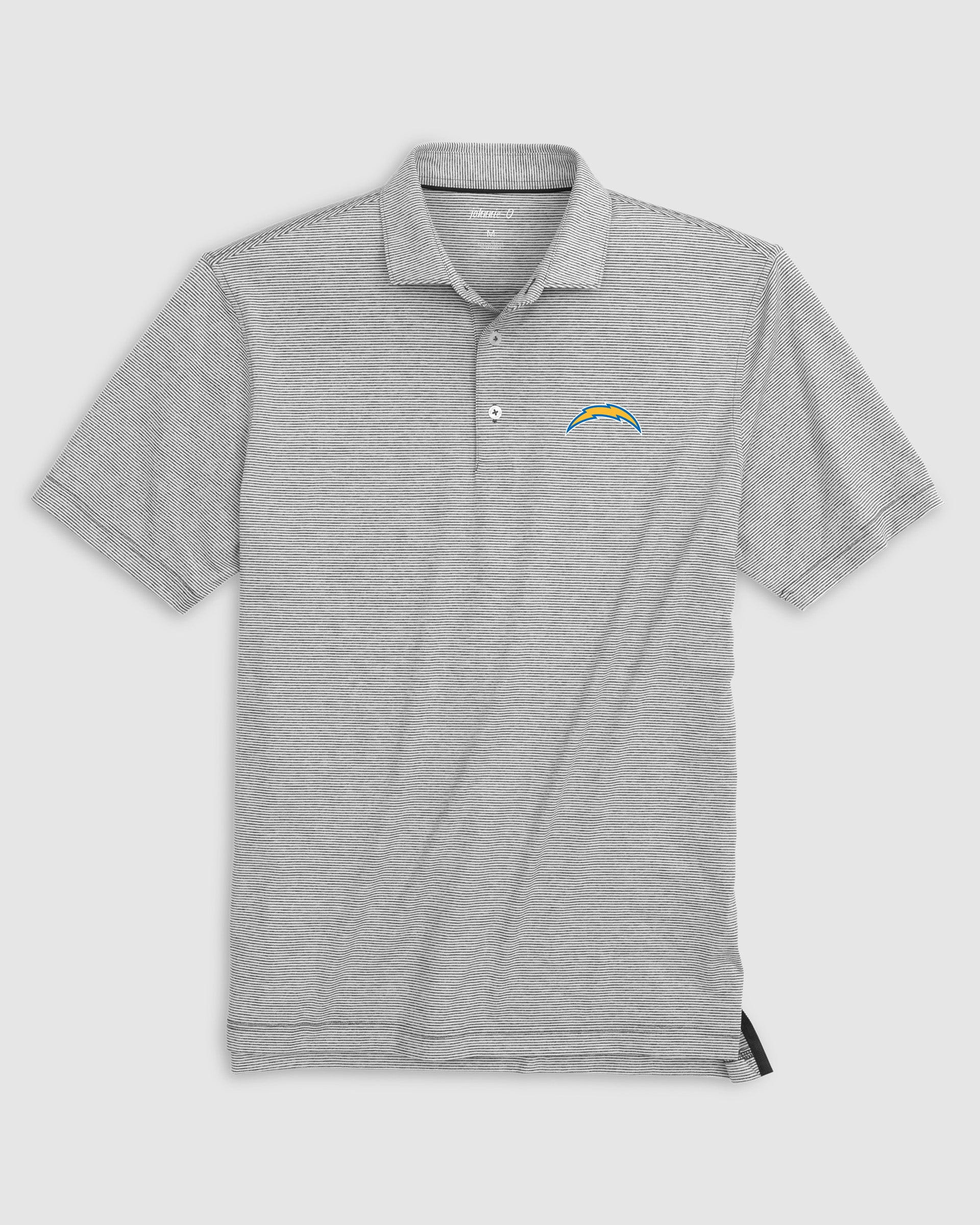 Los Angeles Chargers Lyndonn Striped Performance Jersey Polo