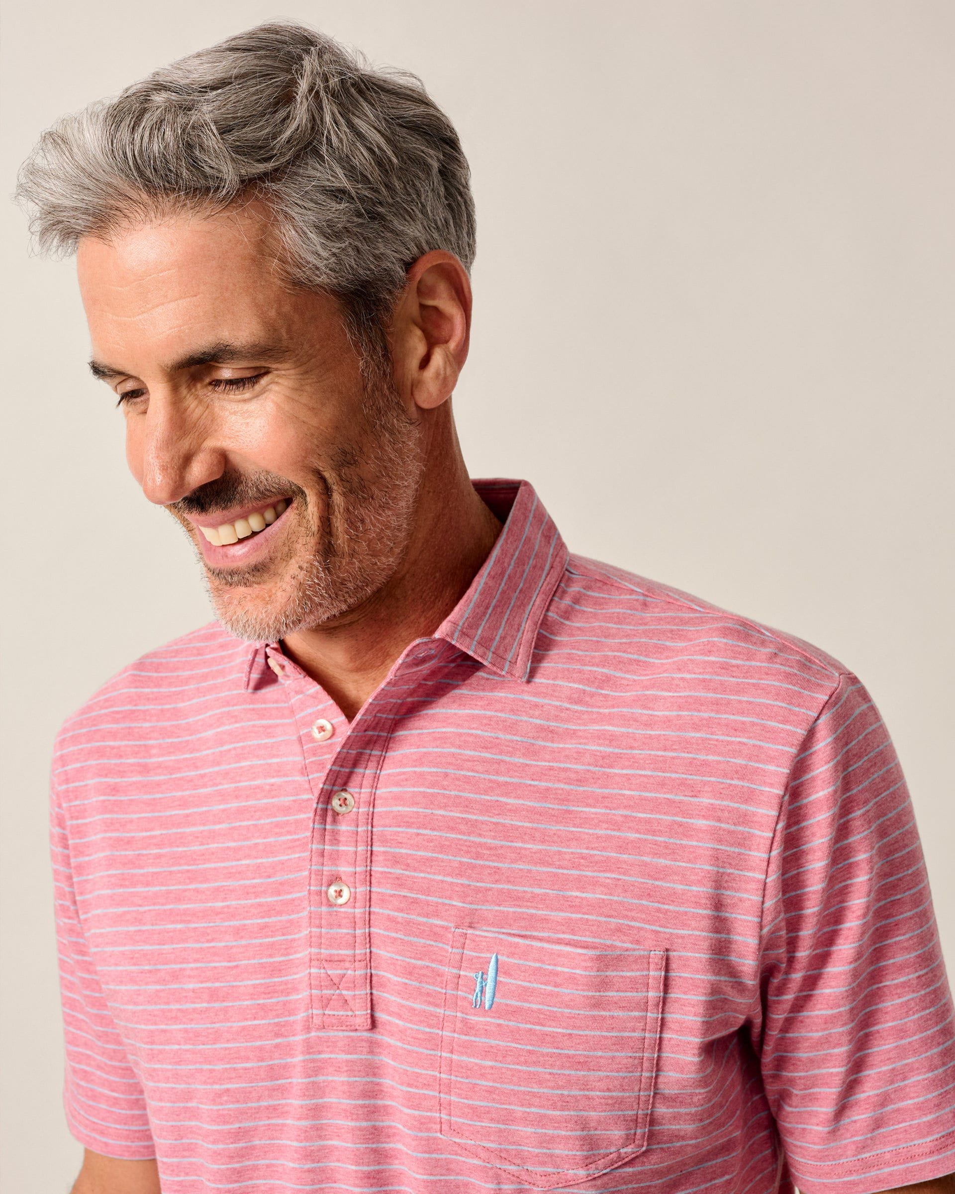 Original 4-Button Polo - Ryan Stripe