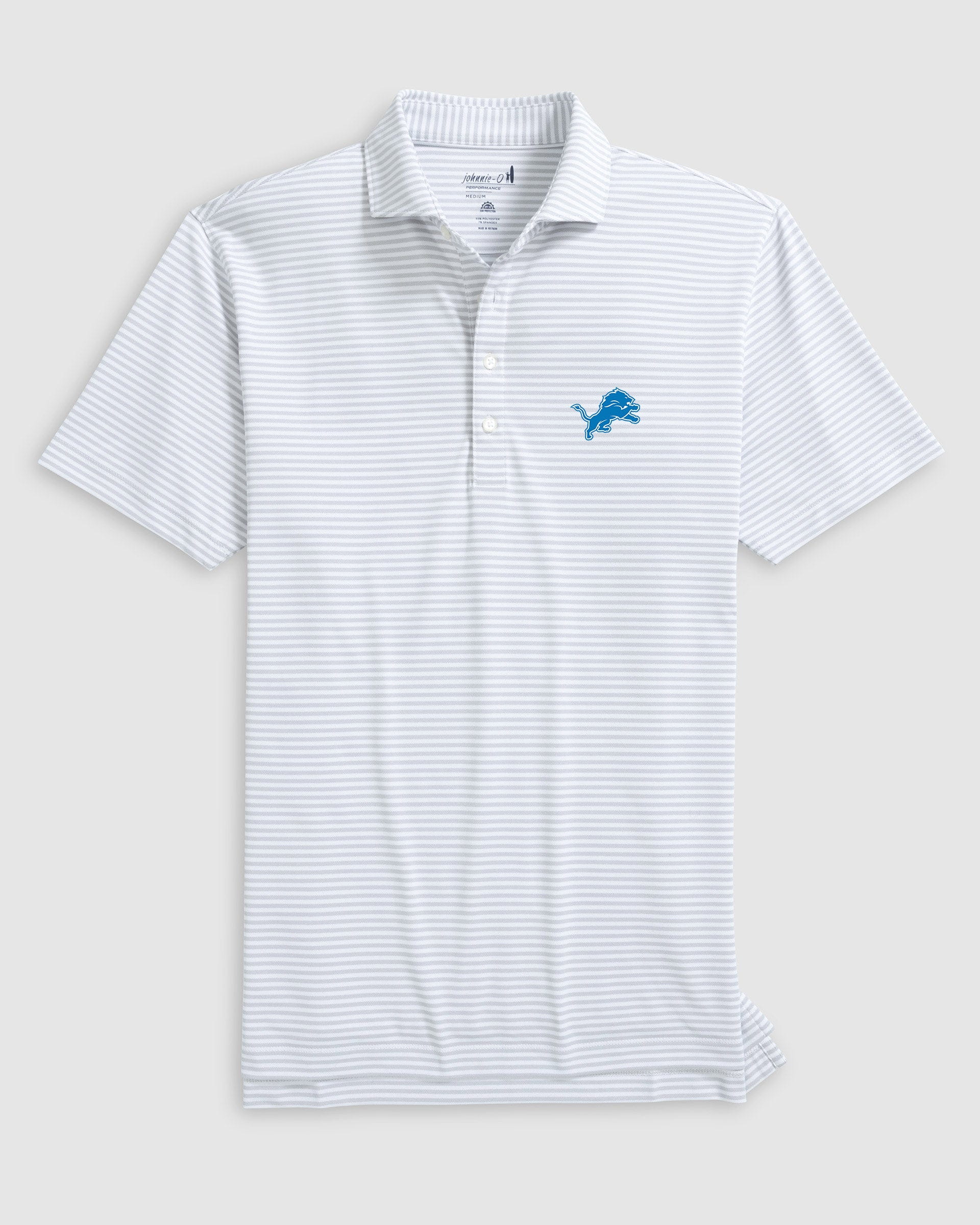 Detroit Lions Stetsons Performance Mesh Polo