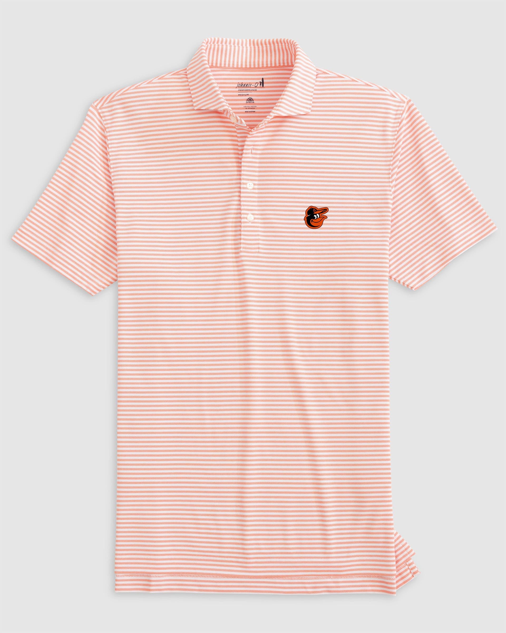 Baltimore Orioles Stetsons Performance Mesh Polo