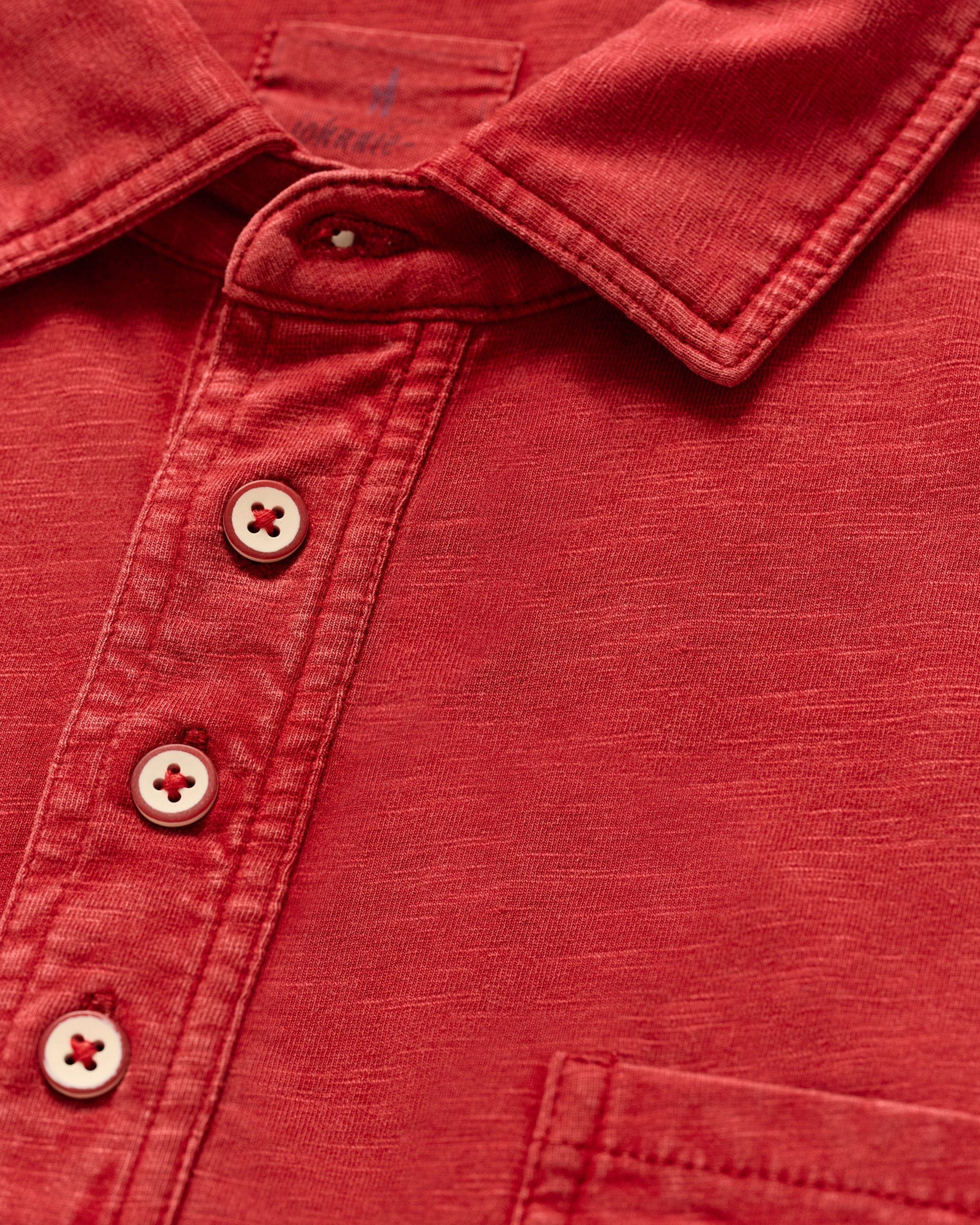 Original 4-Button Polo - Coastal Wash