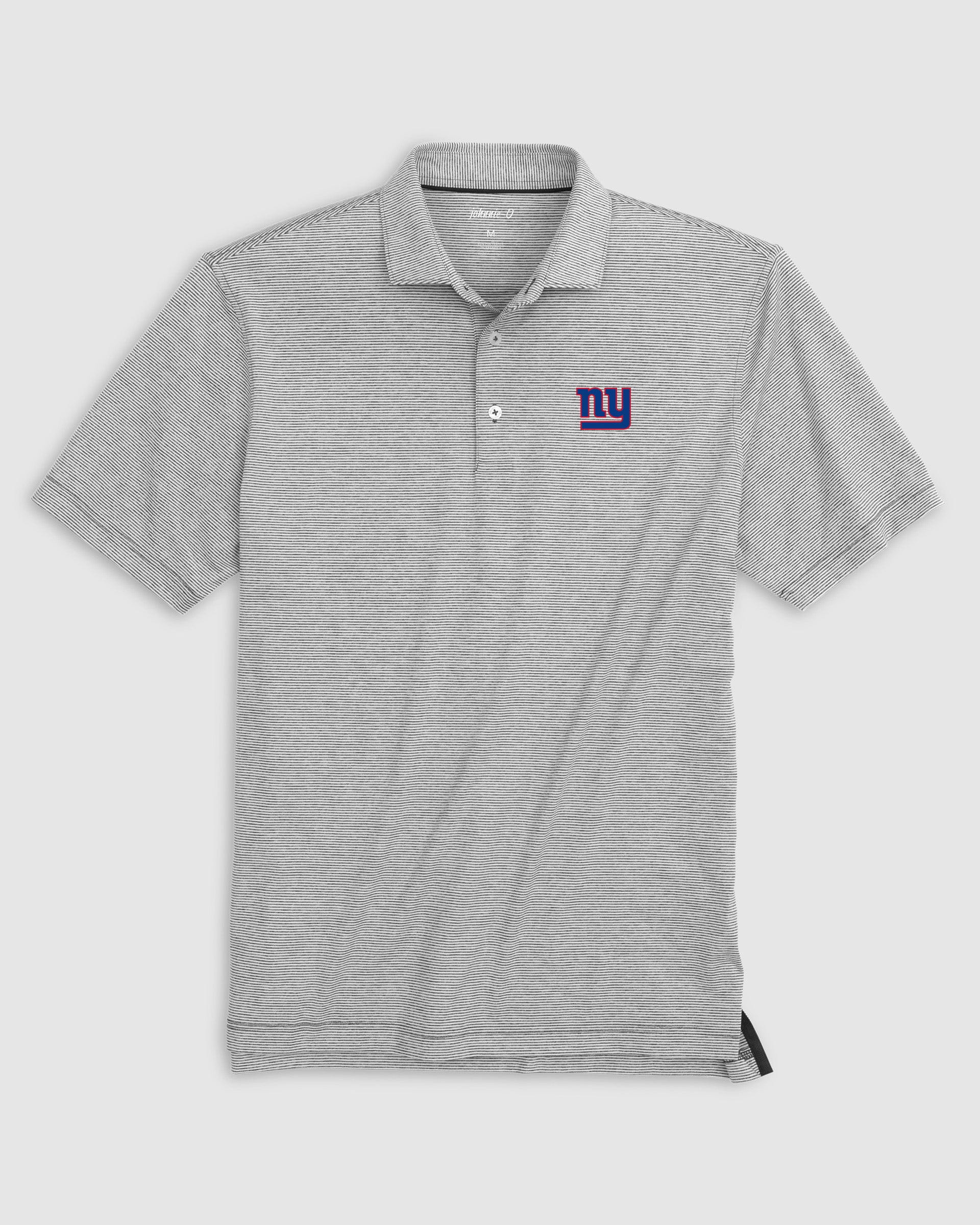 New York Giants Lyndonn Striped Performance Jersey Polo
