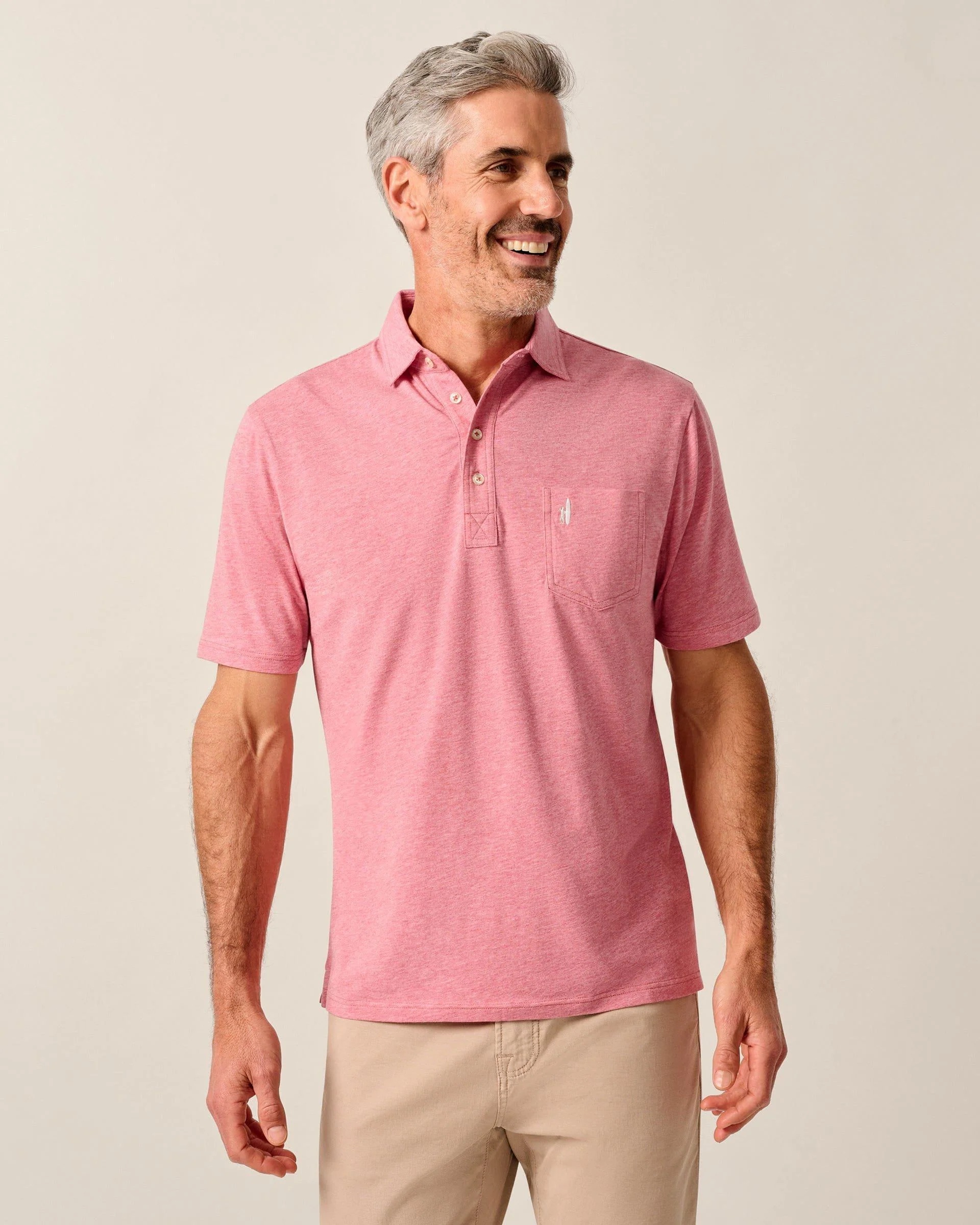Original 4-Button Polo - Heathered 2.0