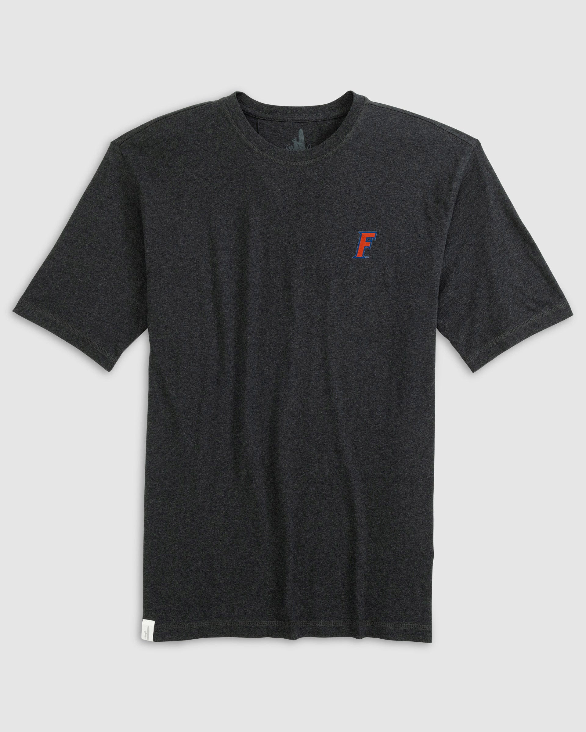 Florida Heathered Spencer Cotton T-Shirt - F Logo