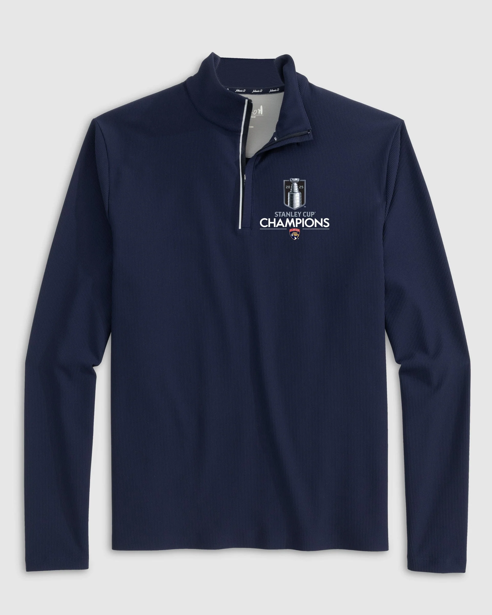 Florida Panthers Hoppin Performance Quarter Zip - 2025 Stanley Cup Champions Logo