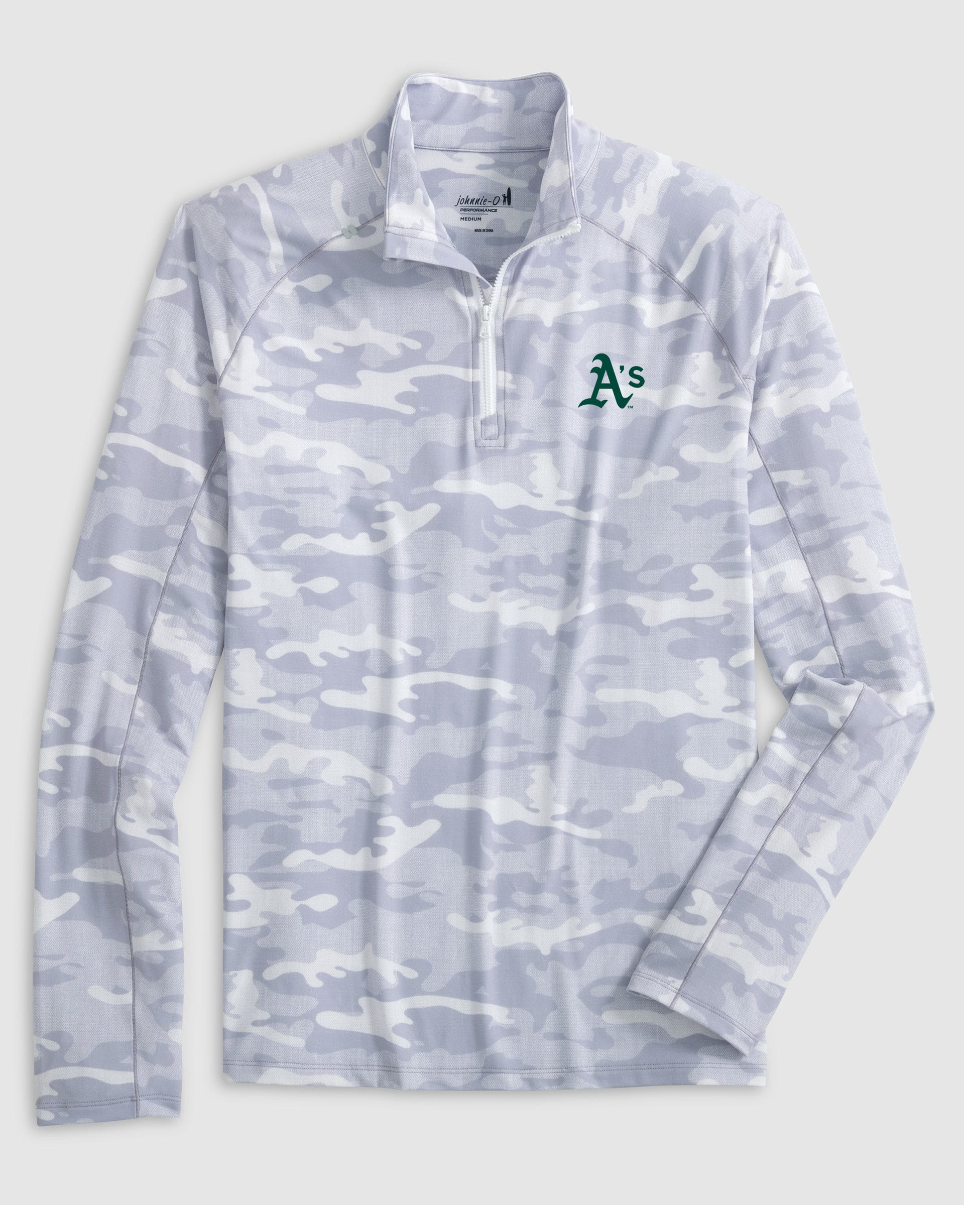 Oakland Athletics Patton Performance Camo 1/4 Zip