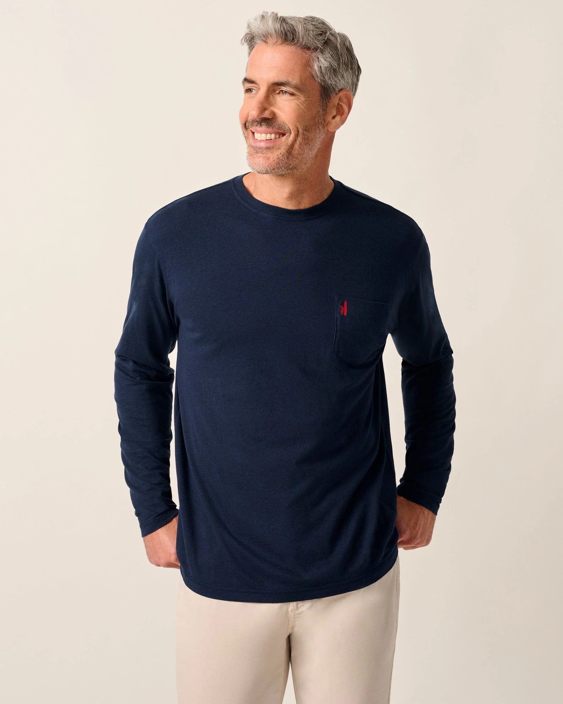 Coastal Way Long-Sleeve Pocket T-Shirt