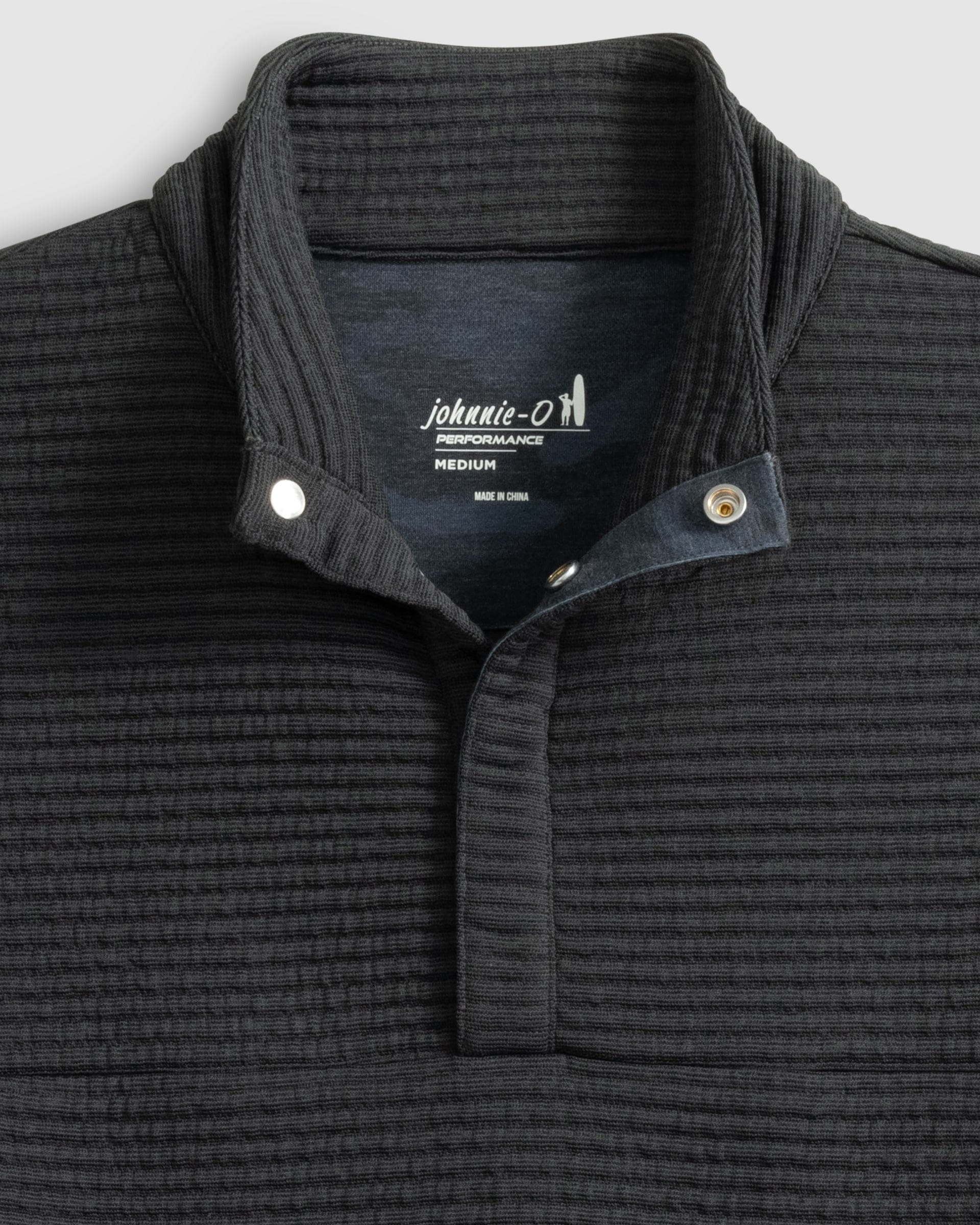 Benjy Heathered Henley Pullover