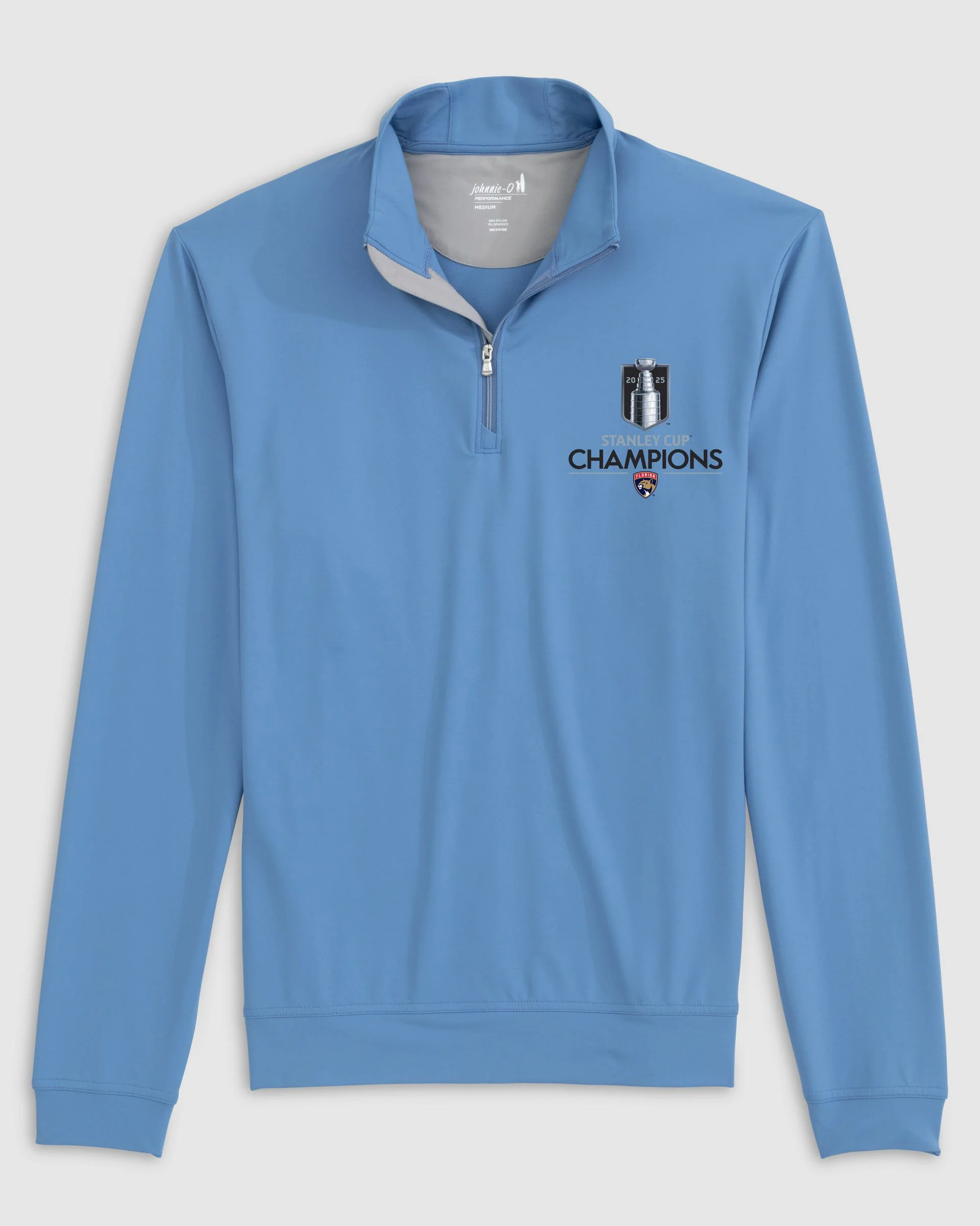 Florida Panthers Motion Performance 1/4 Zip Pullover - 2025 Stanley Cup Champions Logo