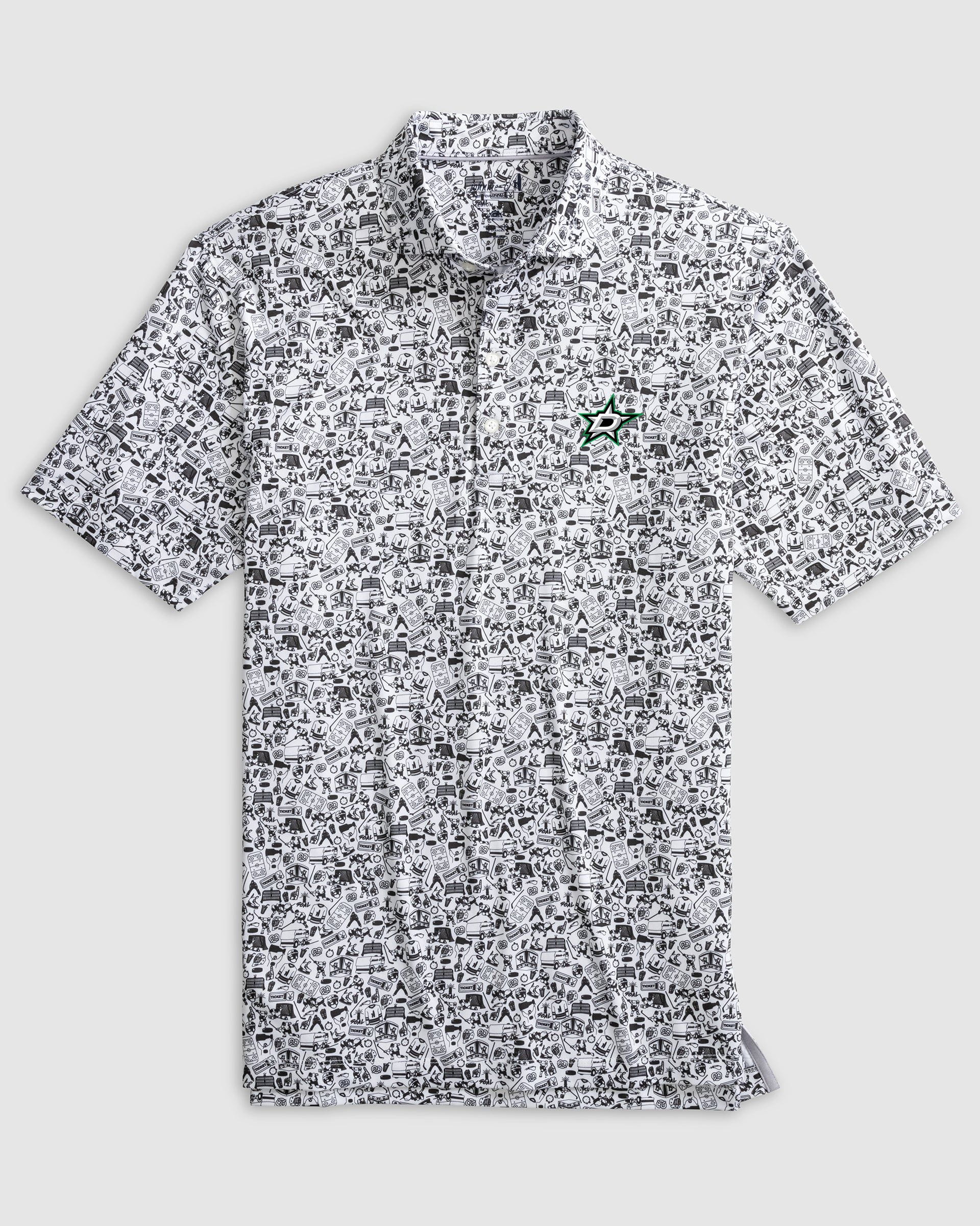 Dallas Stars Slap Shot Performance Jersey Polo