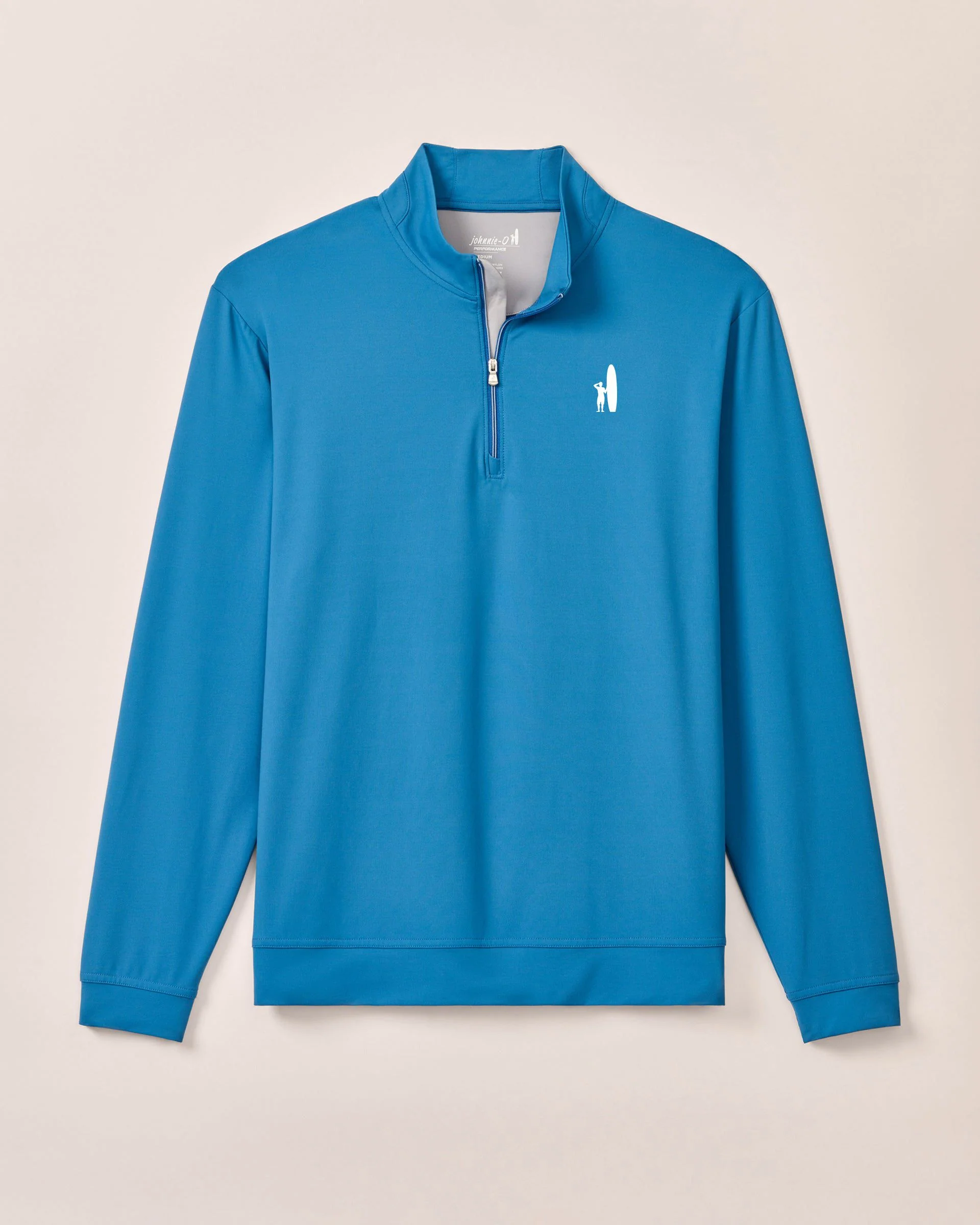 Custom Surfer Logo Motion Performance 1/4 Zip